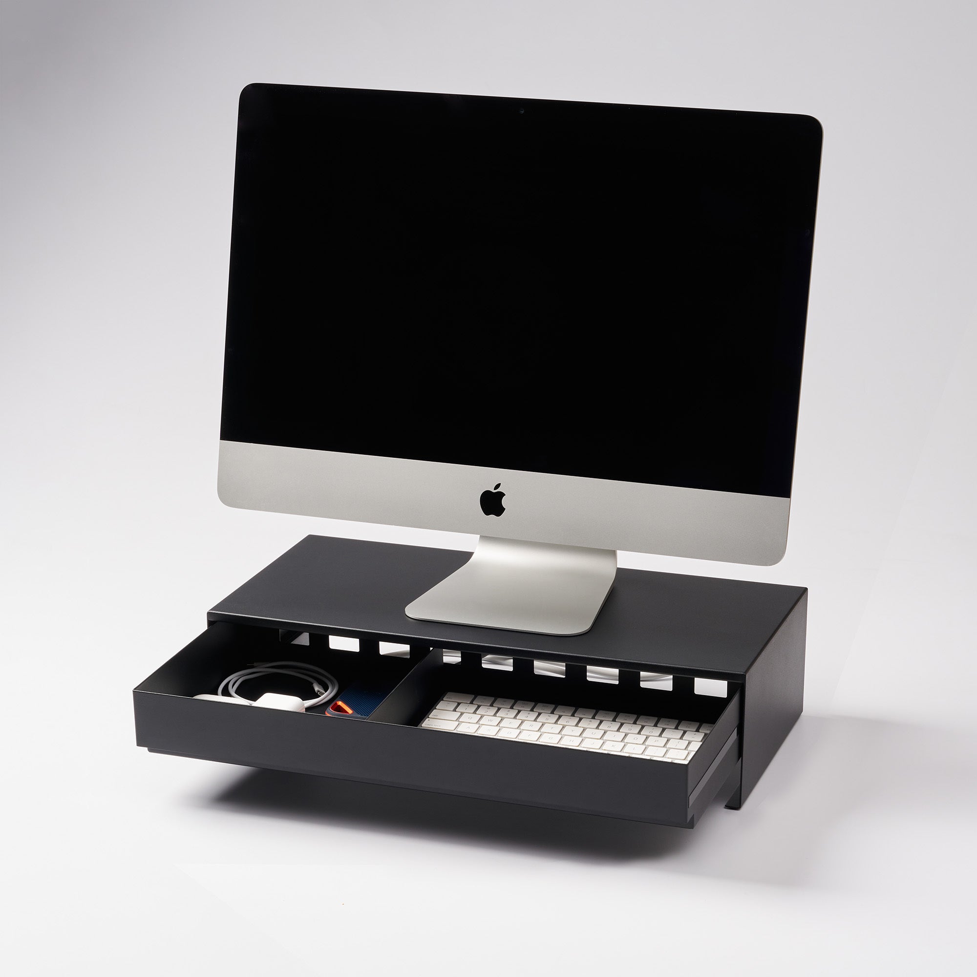 Monitor Stand With Drawer - Steel - Image 8