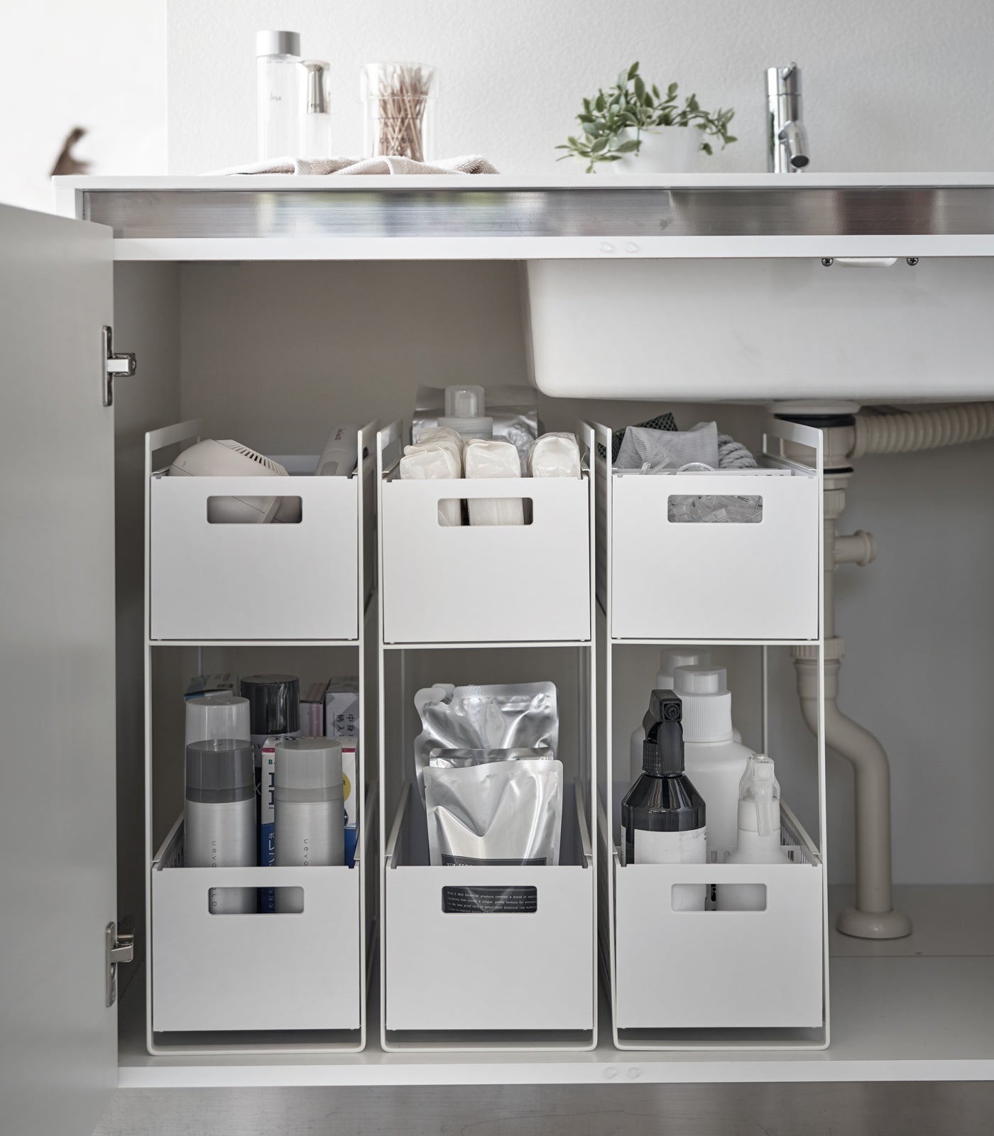 Two-Tier Cabinet Storage Basket - Image 7