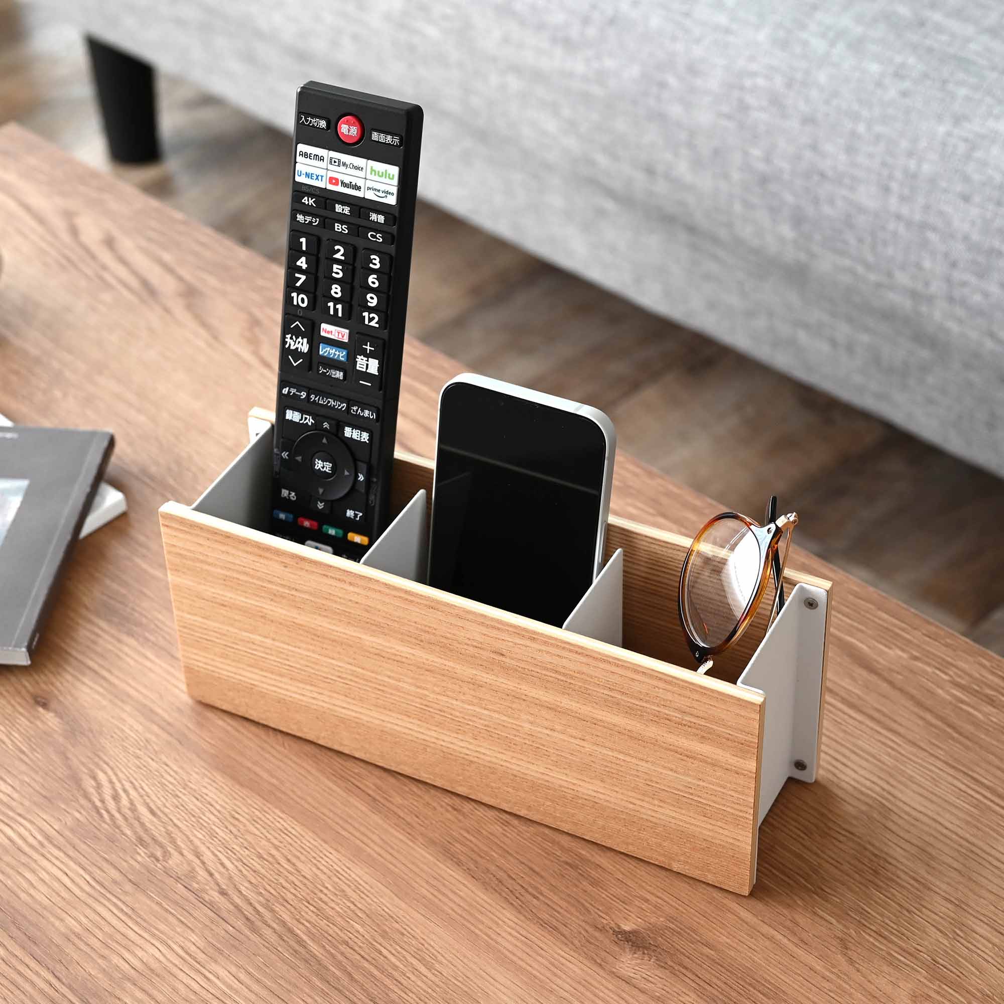 Desk Organizer - Steel + Wood - Image 4