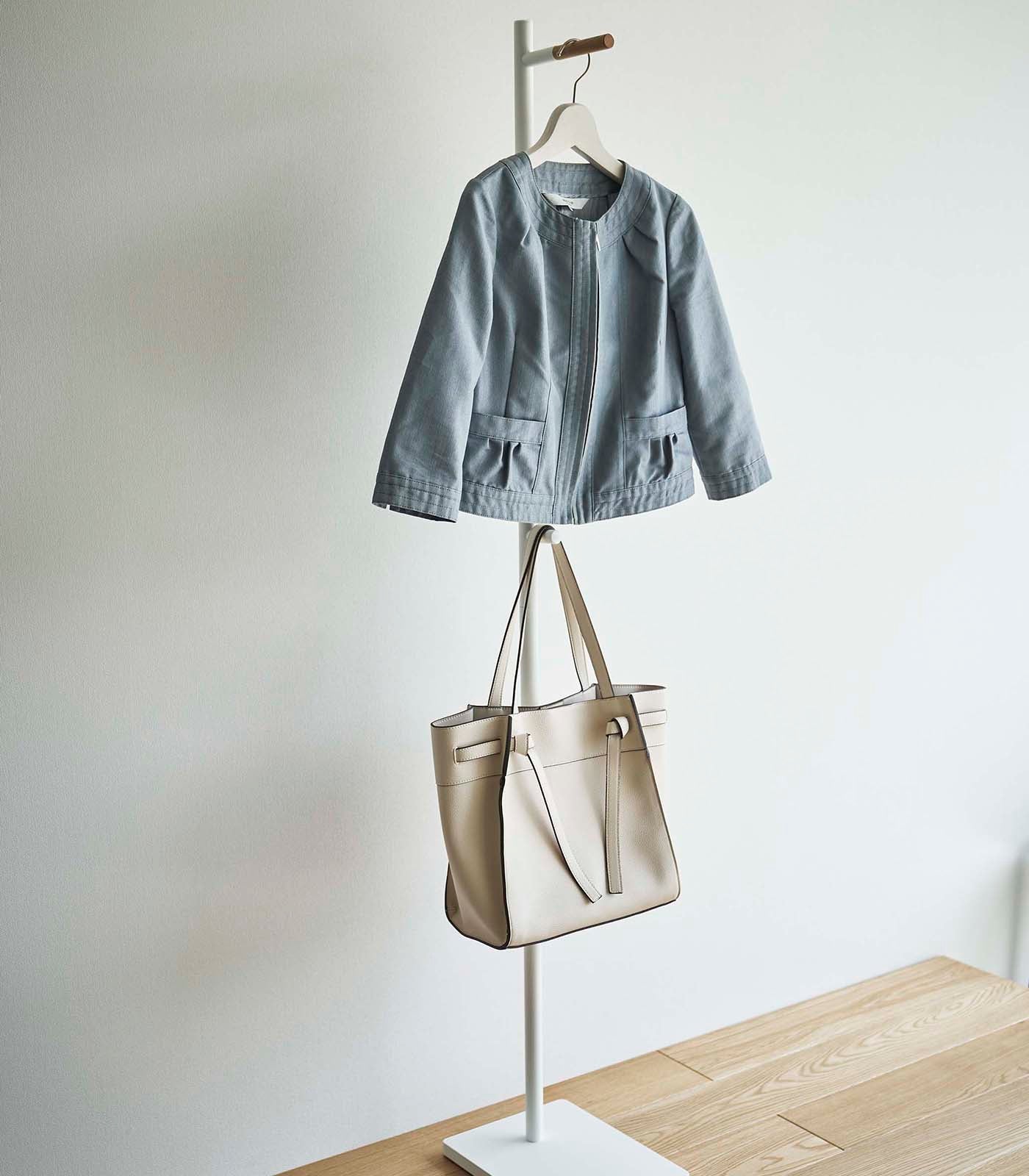 Coat Rack (63.98 H) - Steel + Wood - Image 5