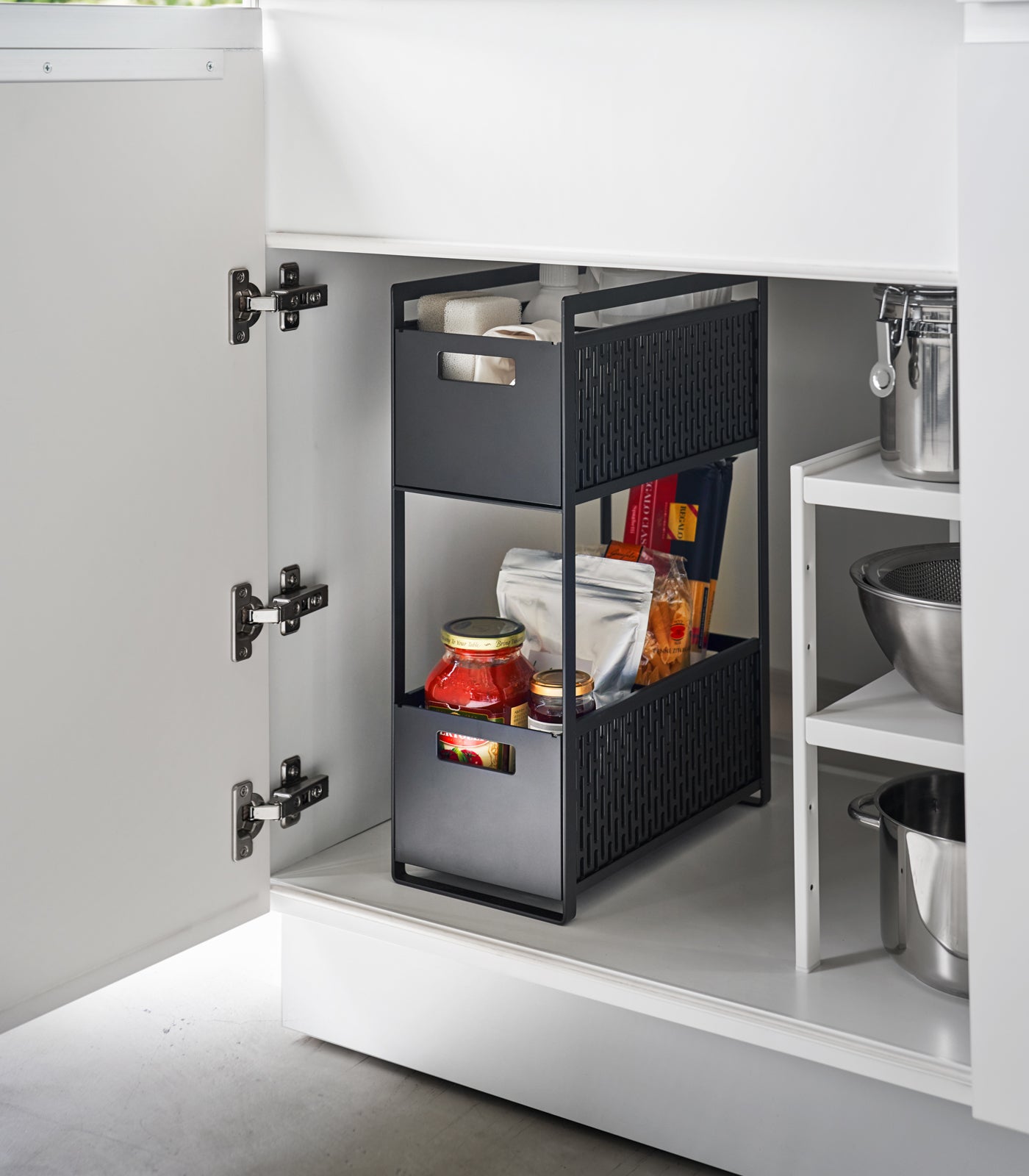 Two-Tier Cabinet Storage Basket - Image 11