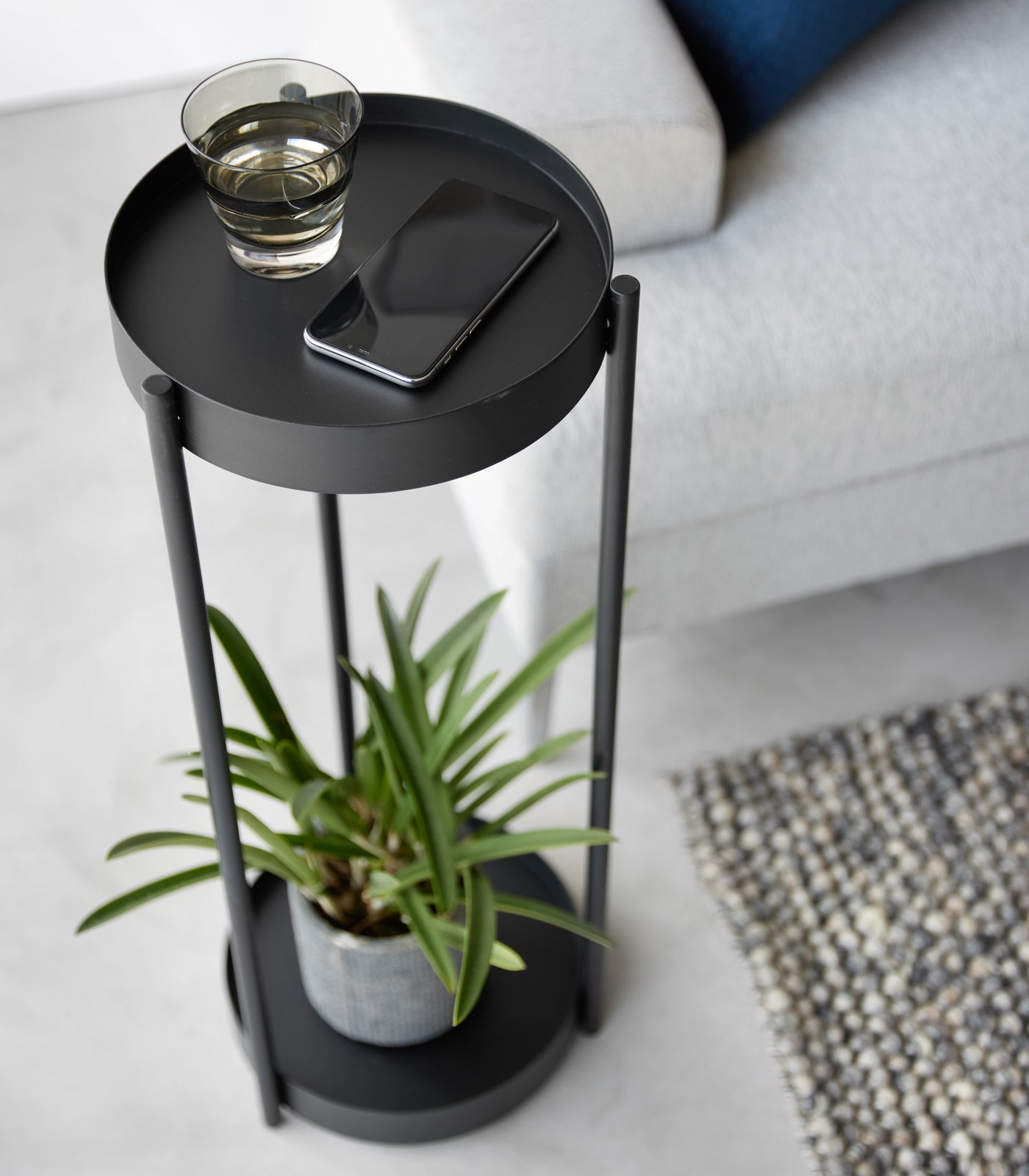 Two-Tier Rolling Plant Stand (28 H) - Steel - Image 12