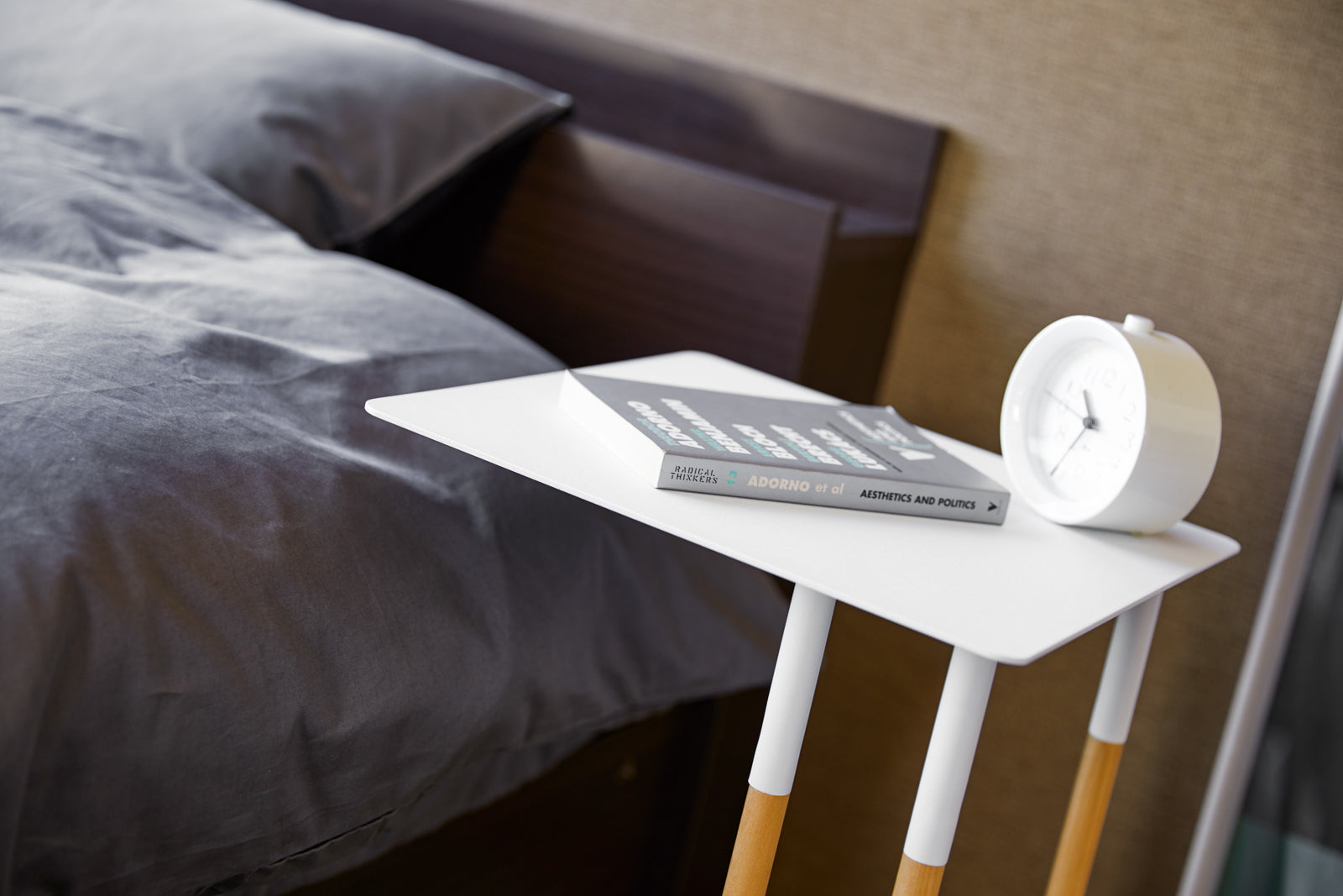 C Side Table (22 H) - Steel + Wood - Image 4