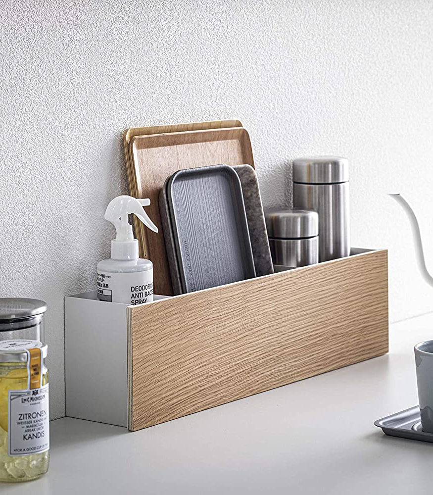 Desk Organizer - Large - Steel + Wood - Image 5