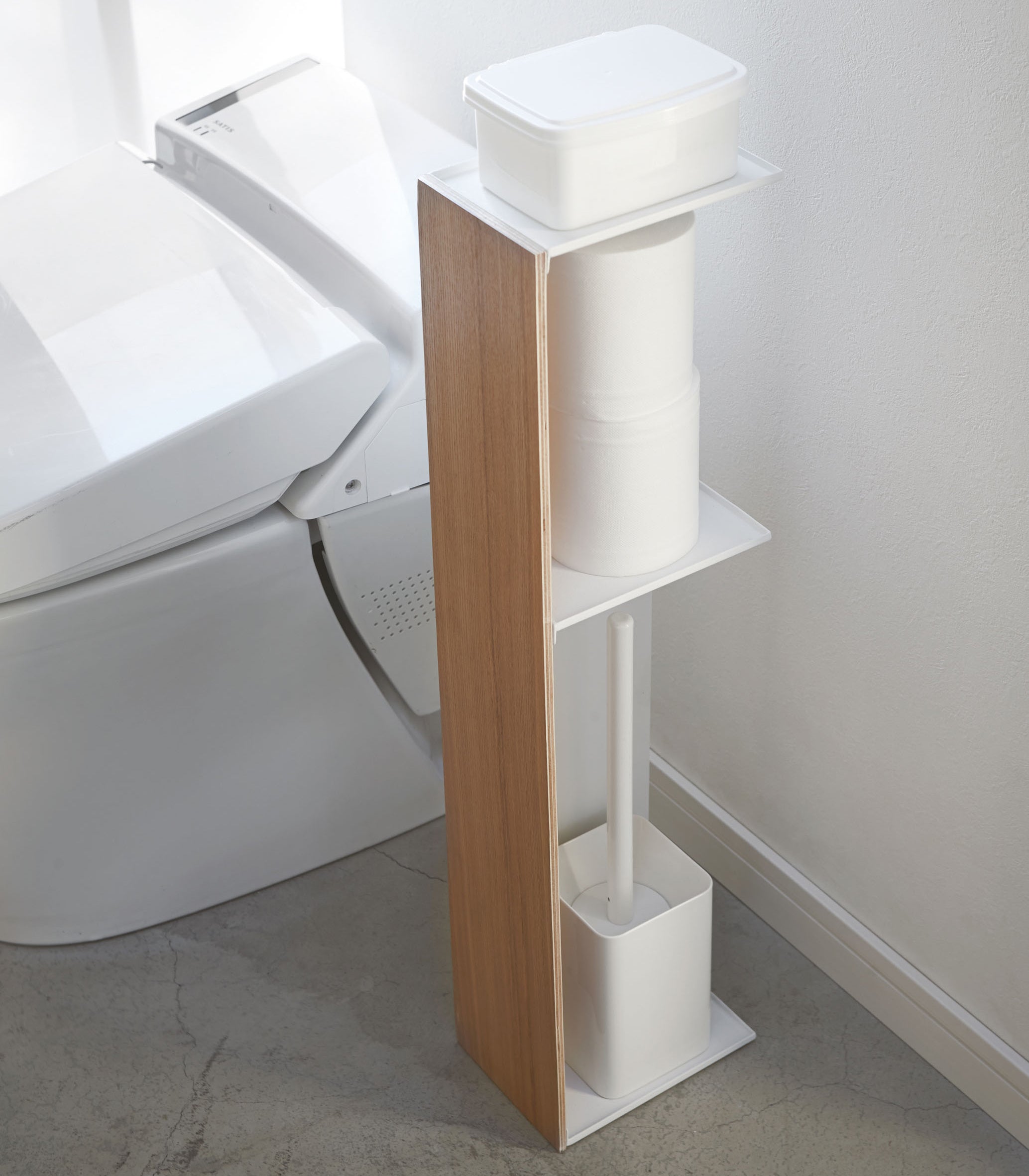 Bathroom Organizer - Steel + Wood - Image 3