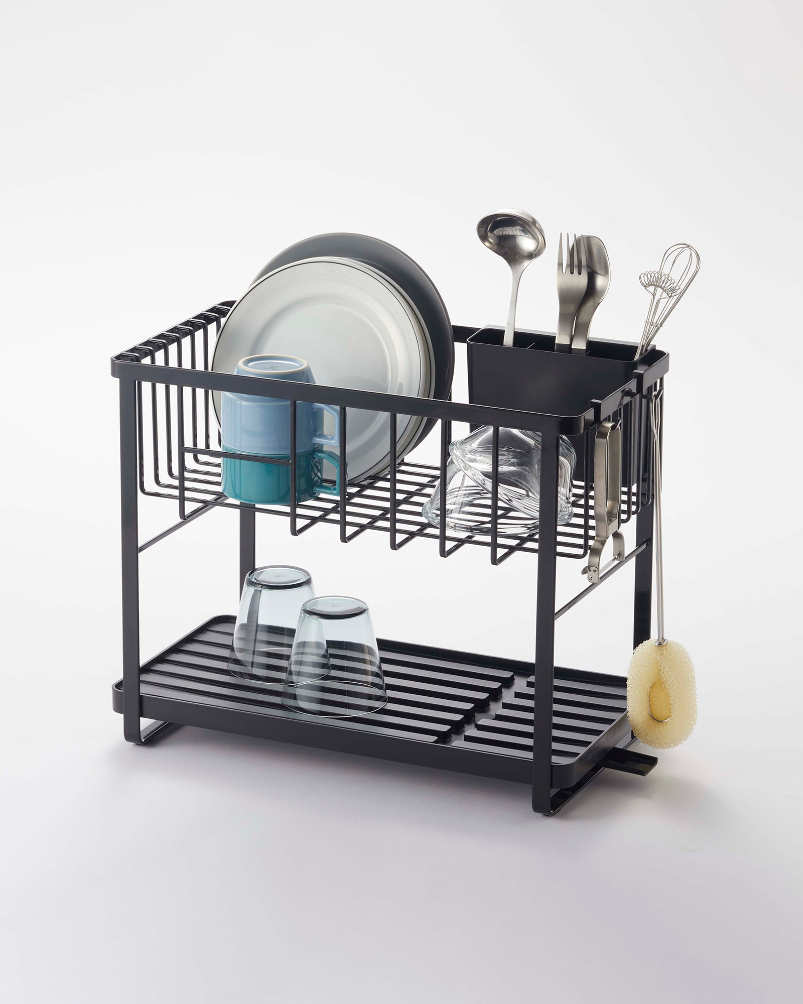 Two-Tier Wire Dish Rack - Steel - Image 10