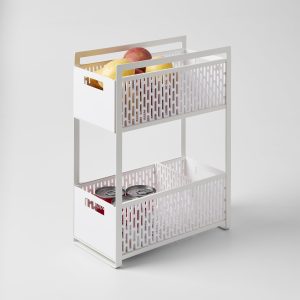 Two-Tier Cabinet Storage Basket