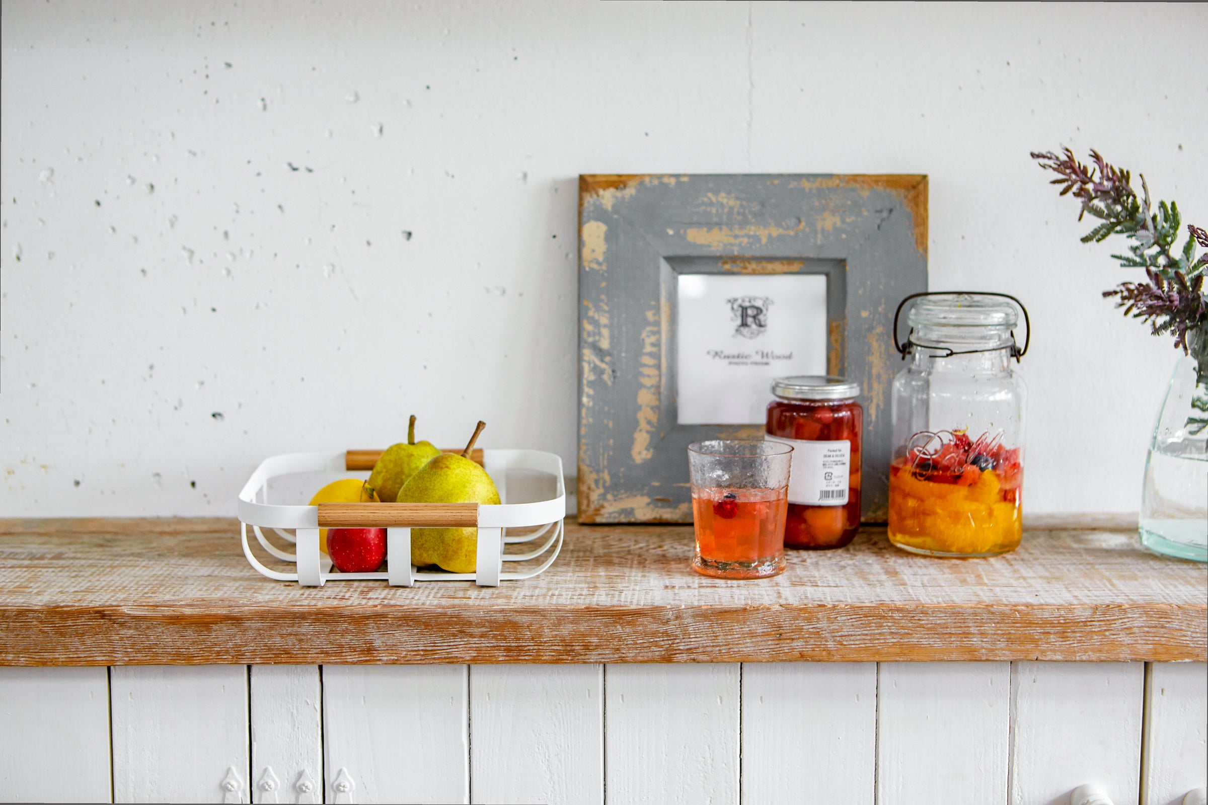 Fruit Basket - Steel + Wood - Image 4