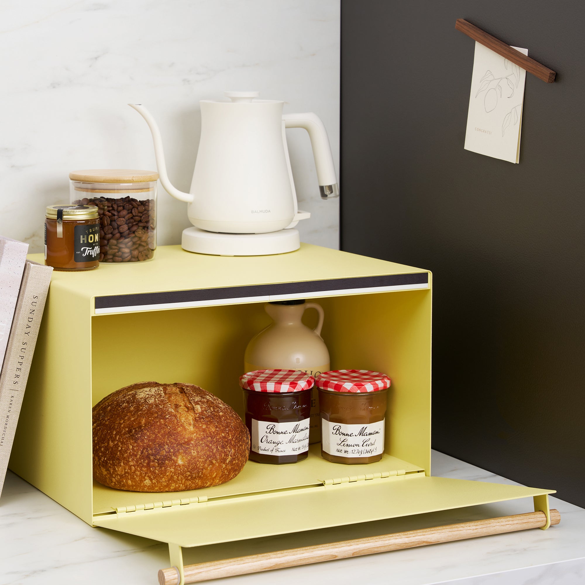 Bread Box - Steel + Wood - Image 4