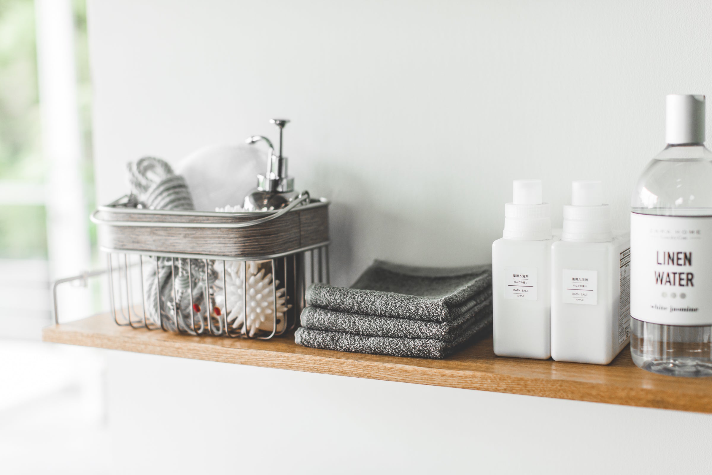 Wall-Mounted Shelf (3 H) - Wood - Image 3