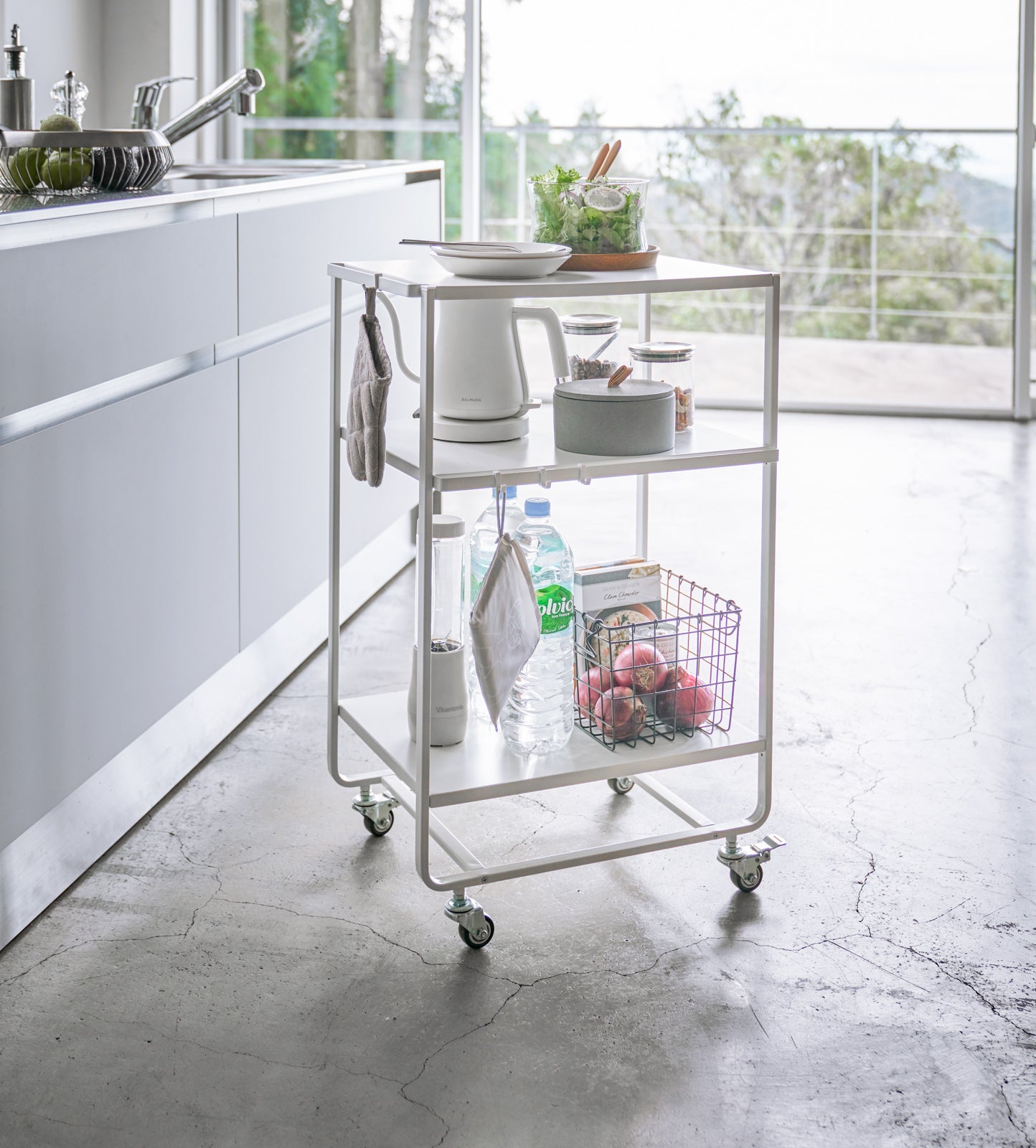 Rolling Utility Cart (32 H) - Steel