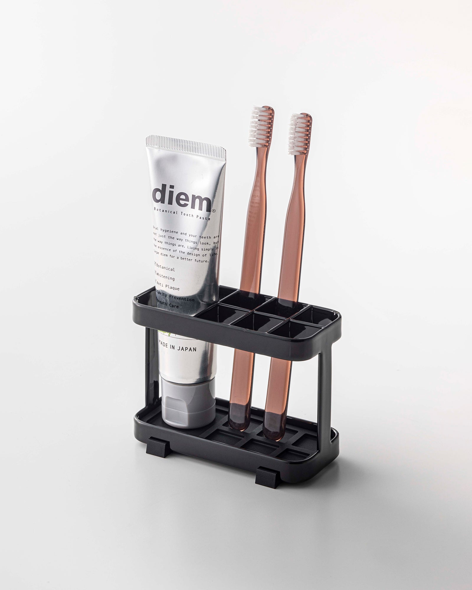 Toothbrush + Toothpaste Stand - Steel - Image 4