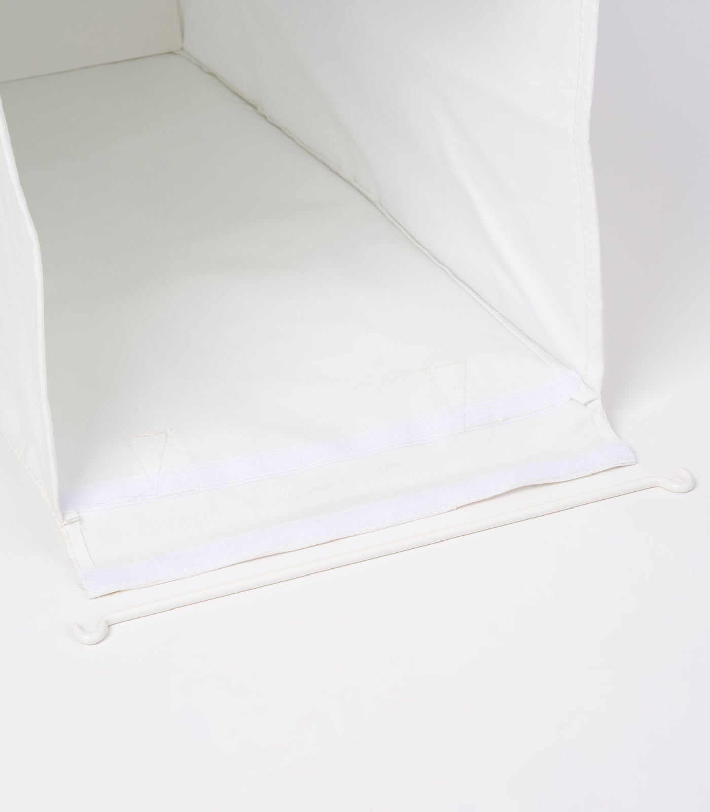 Laundry Hamper with Cotton Liner - Two Sizes - Steel + Cotton - Image 6