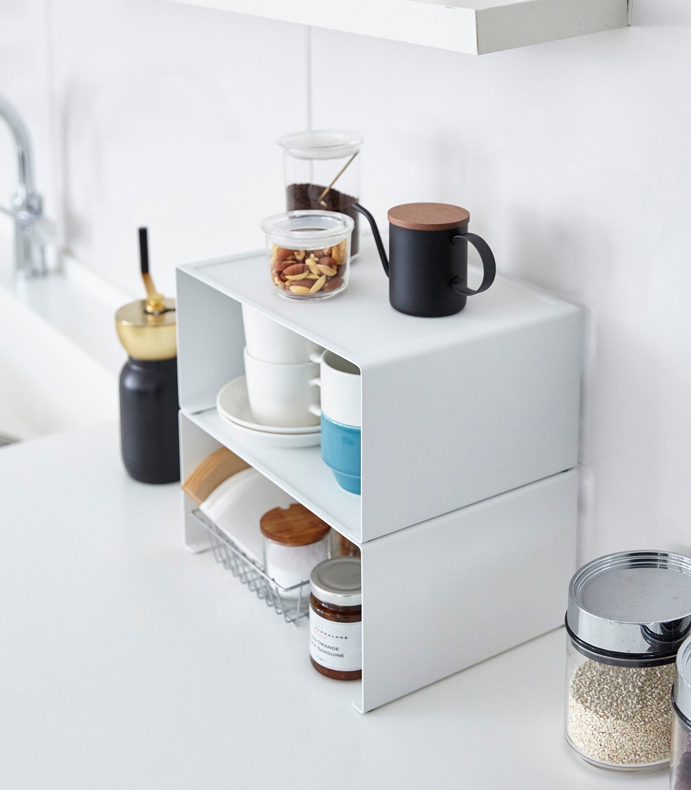 Stackable Countertop Shelf - Two Sizes - Steel - Image 22