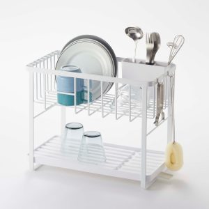 Two-Tier Wire Dish Rack - Steel