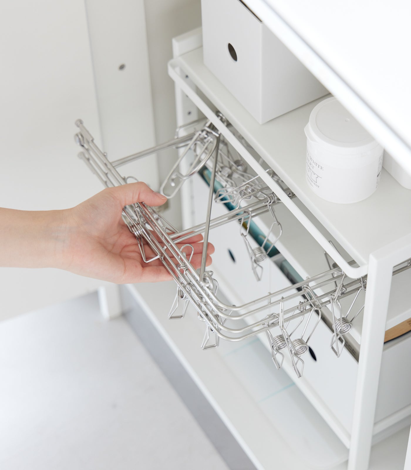 Three-Tier Cabinet Storage Rack (14 H) - Steel - Image 6