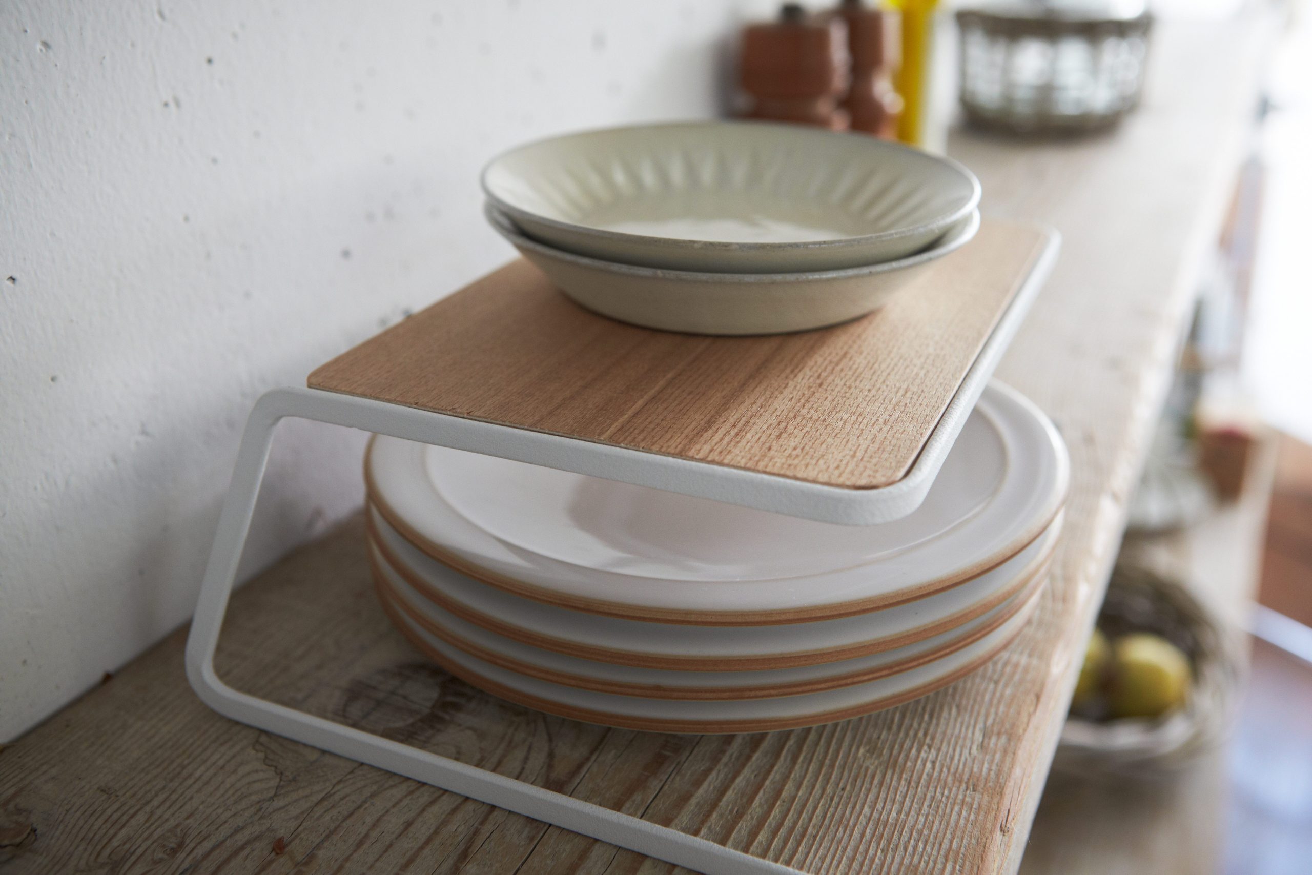Dish Riser - Small - Steel + Wood - Image 4