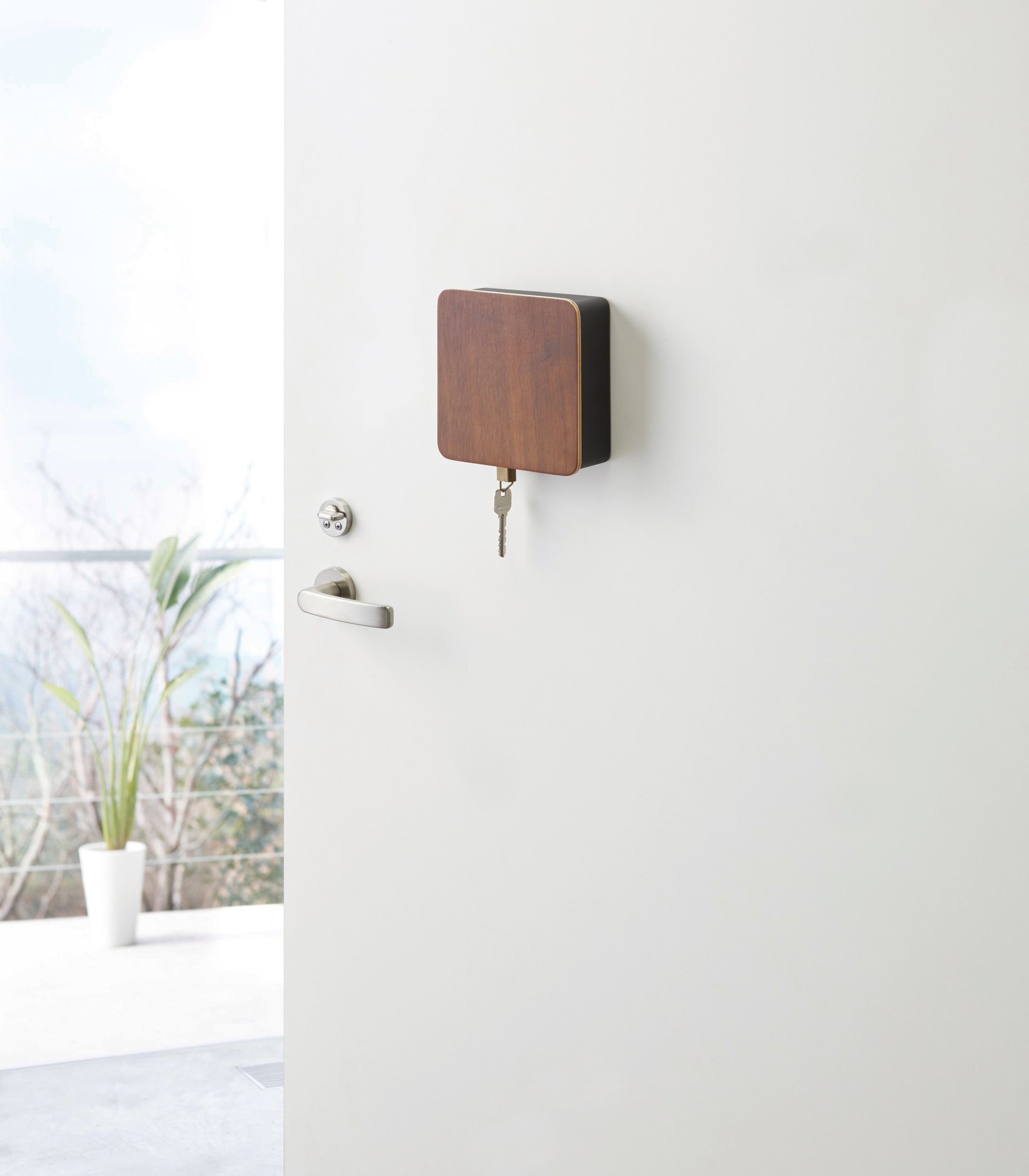 Magnetic Key Cabinet - Steel + Wood - Image 10