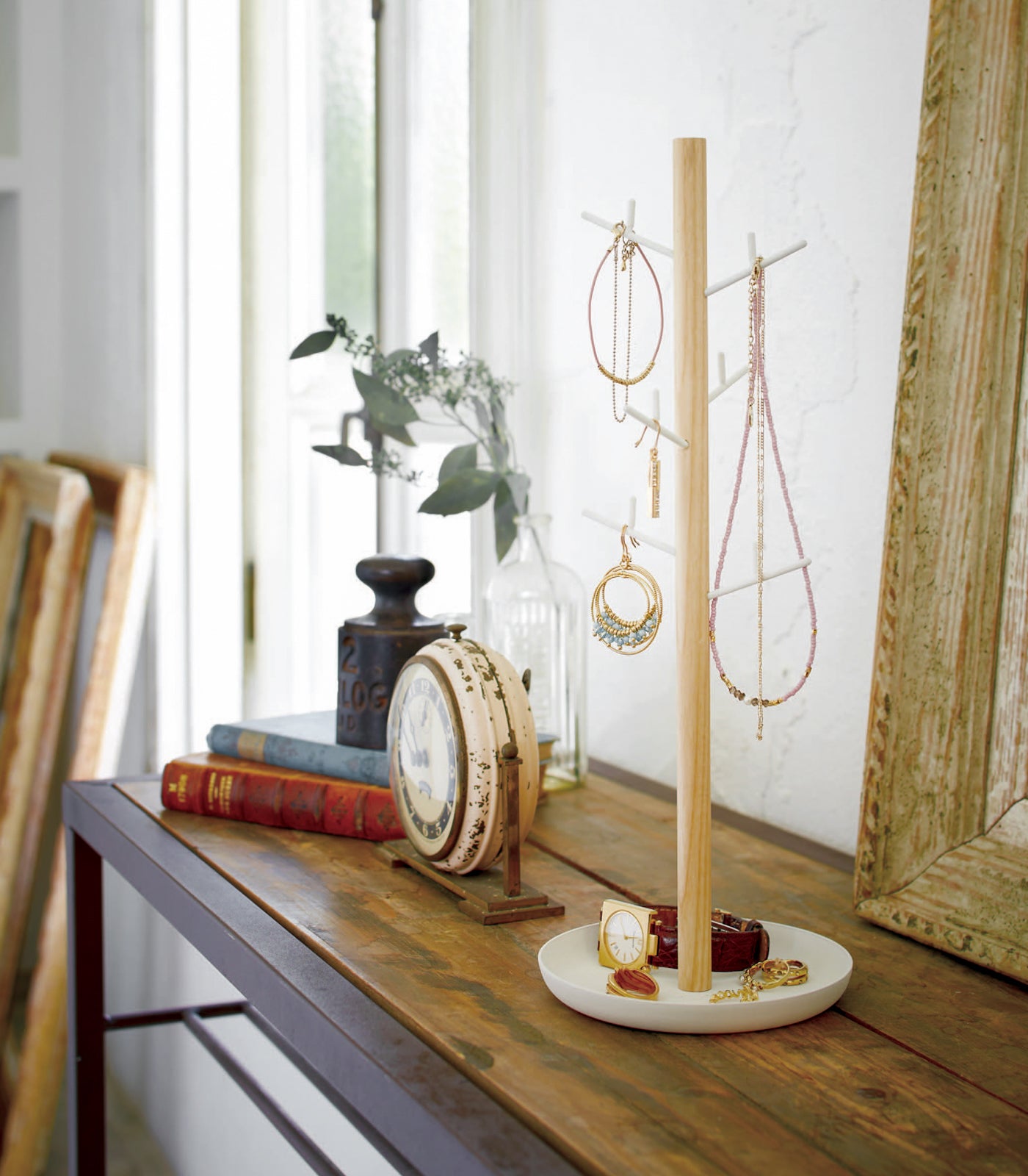 Jewelry + Accessory Stand - Steel + Wood - Image 2
