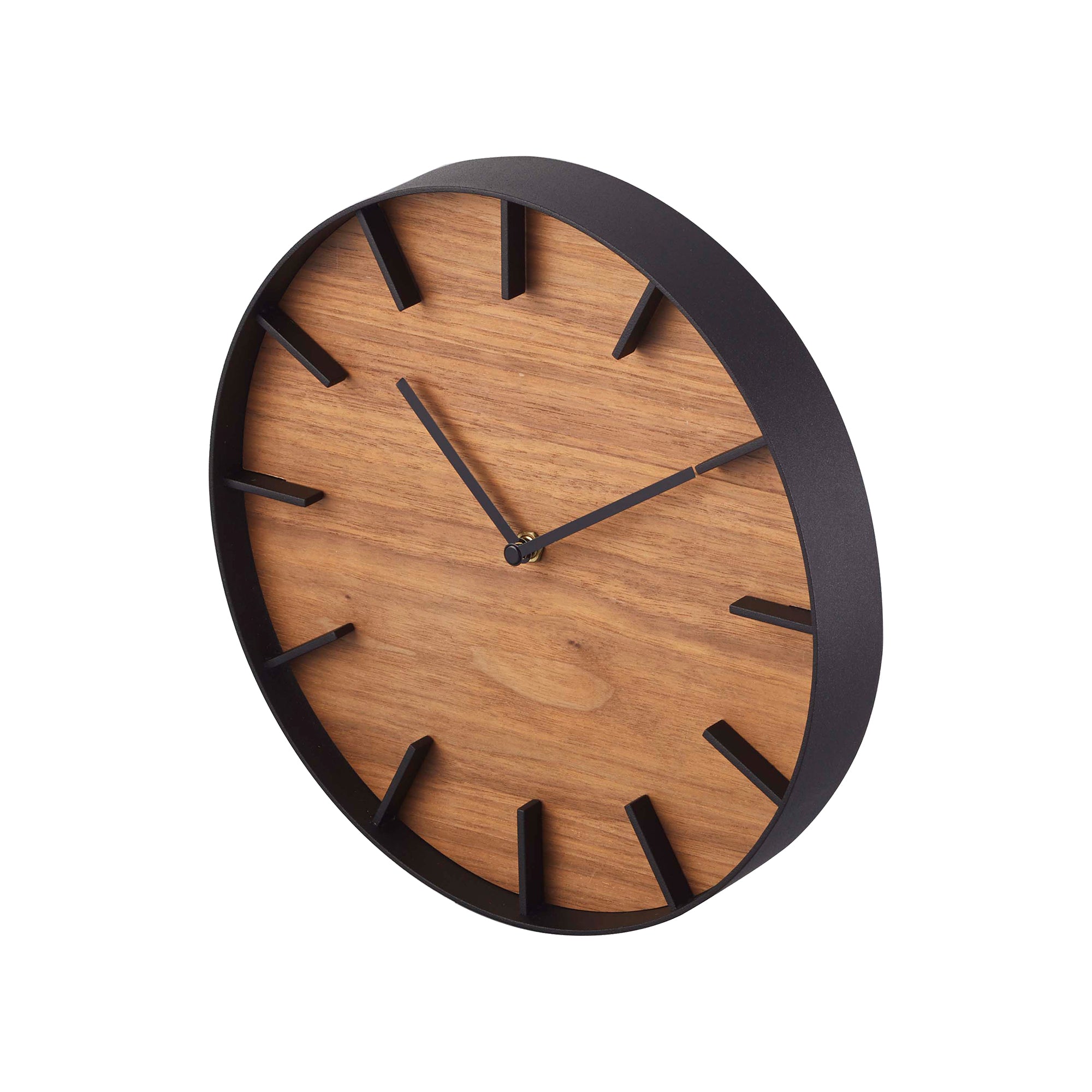 Wall Clock - Steel + Wood - Image 9