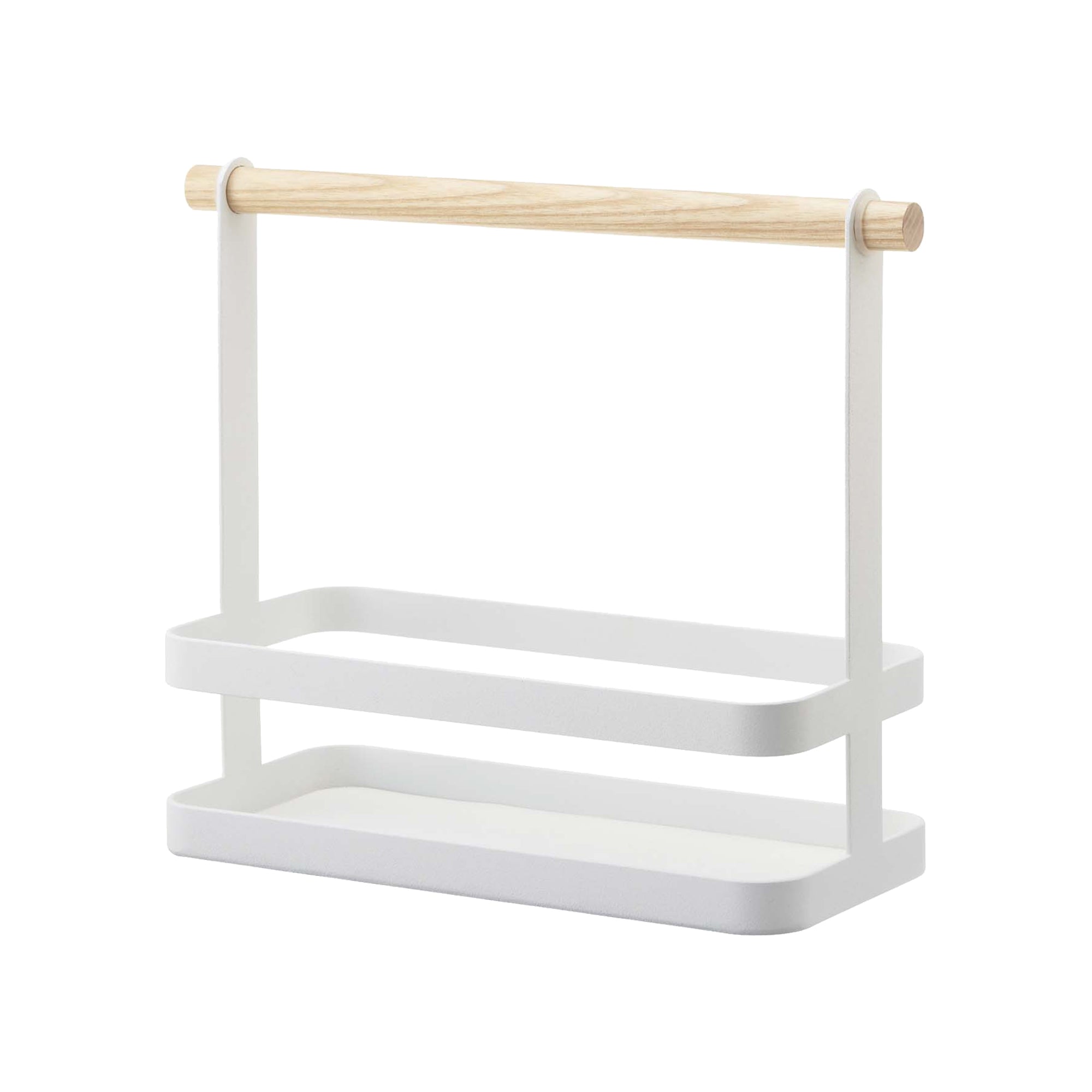 Tabletop Storage Caddy - Steel + Wood - Image 3