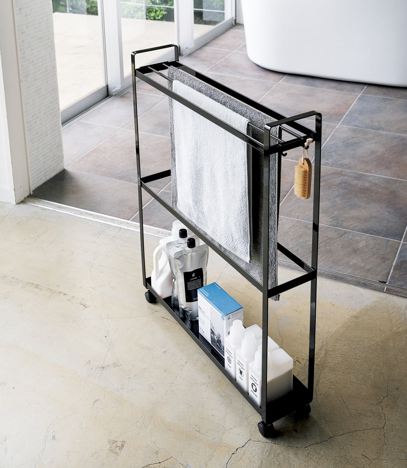 Rolling Towel Rack (33 H) - Steel - Image 6