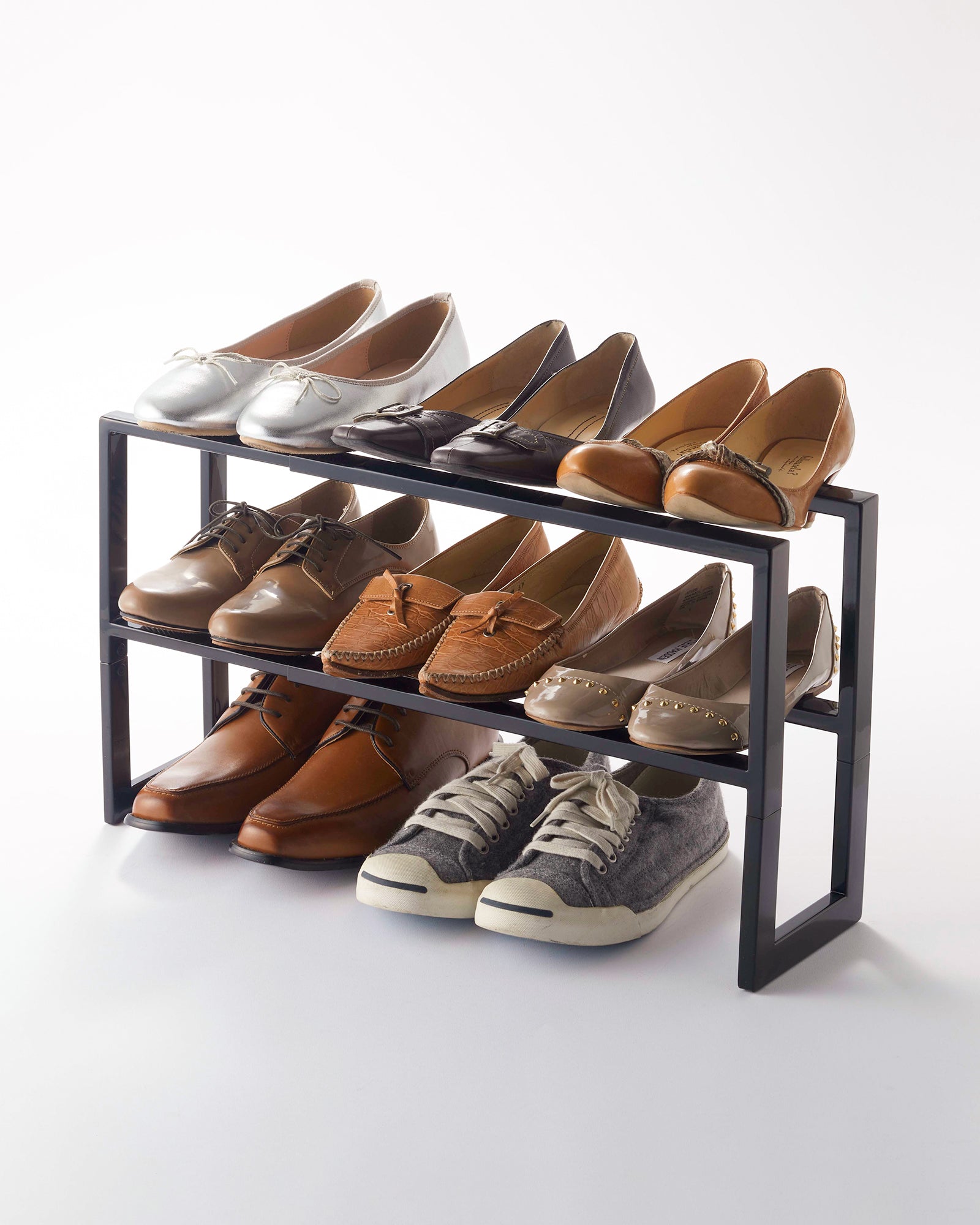 Two-Tier Expandable Shoe Rack (11.8 H) - Steel - Image 6