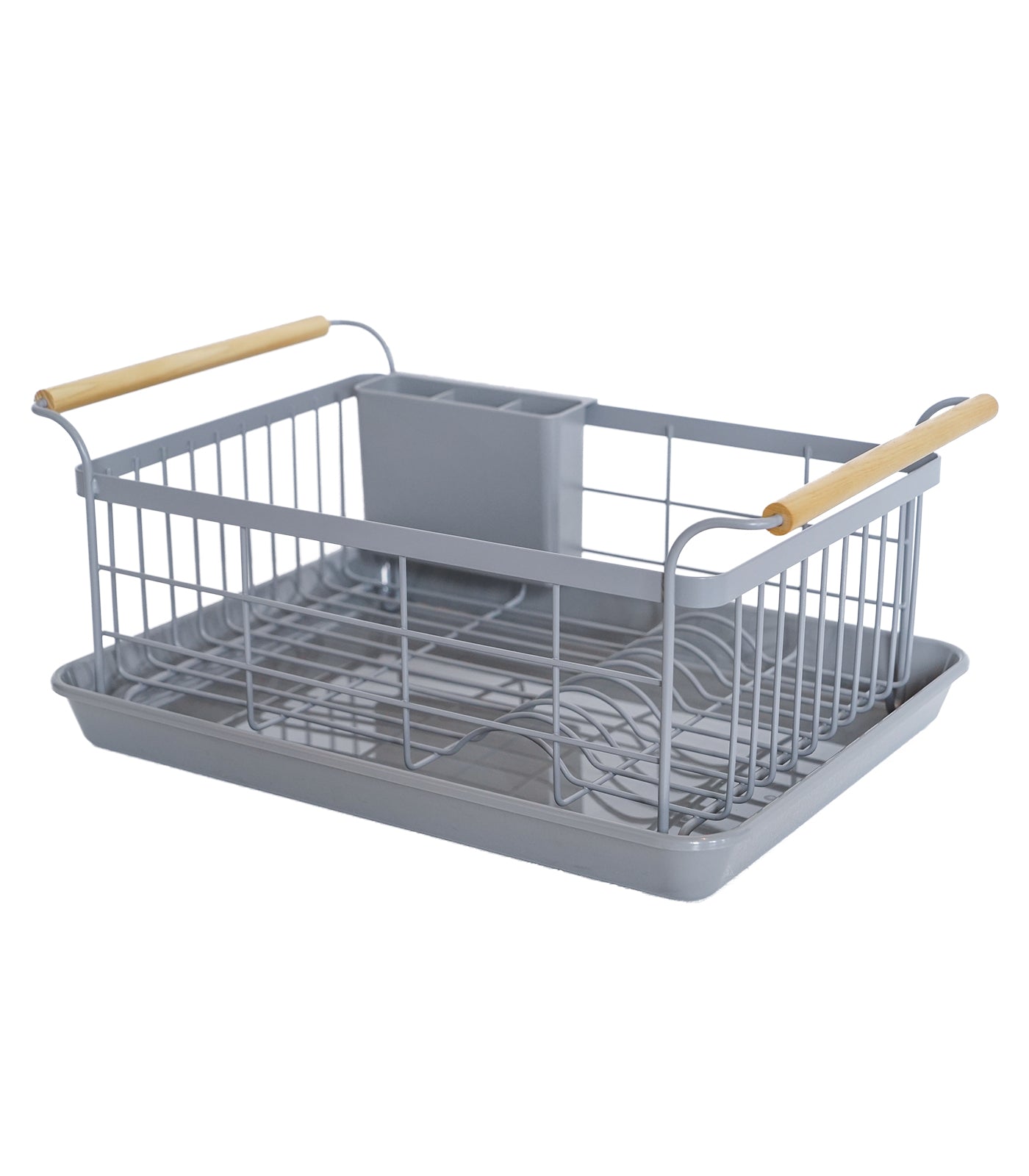 Replacement Drainer Tray for Dish Rack - Steel + Wood - - Image 4