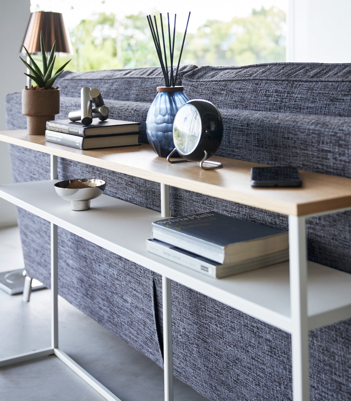 Long Console Table - Steel - Image 5