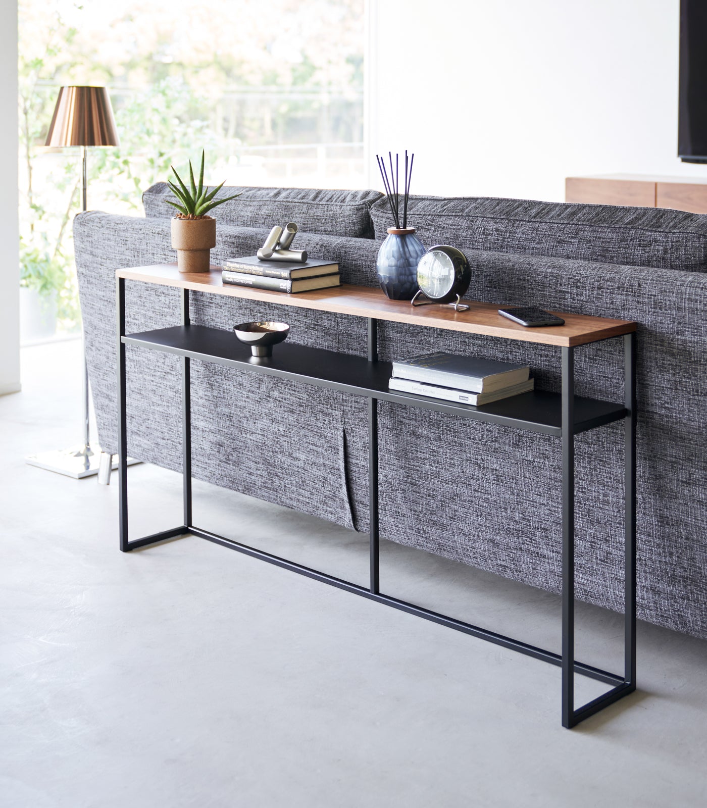 Long Console Table - Steel - Image 9