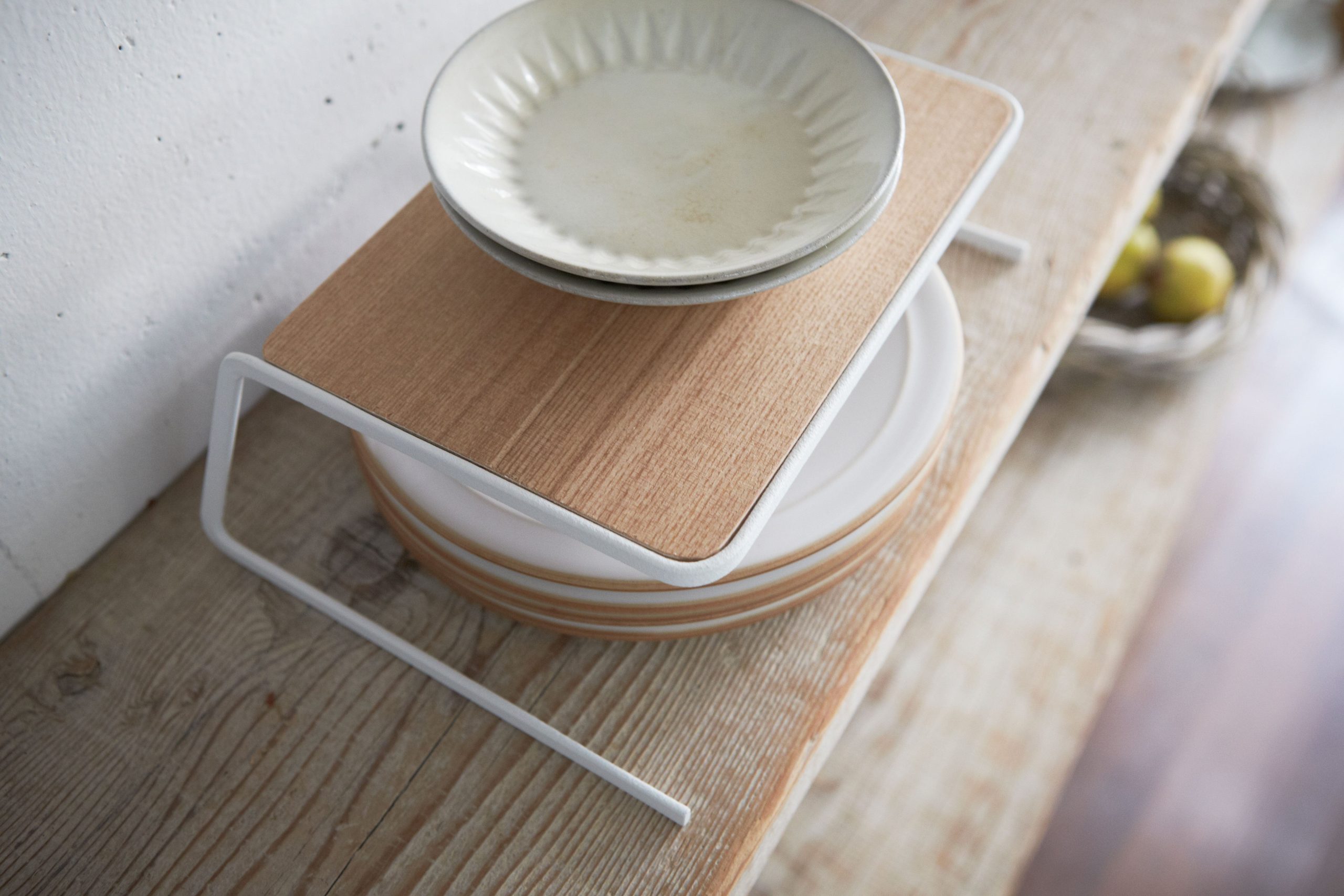 Dish Riser - Small - Steel + Wood - Image 5
