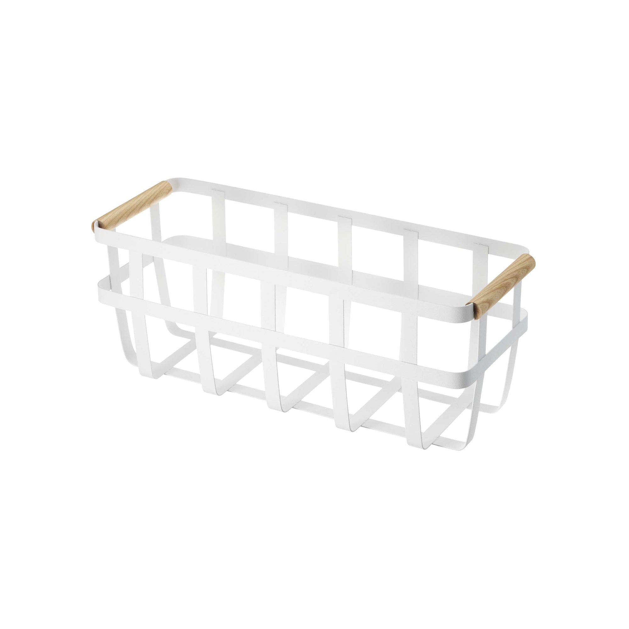Storage Basket - Small - Steel + Wood - Image 3