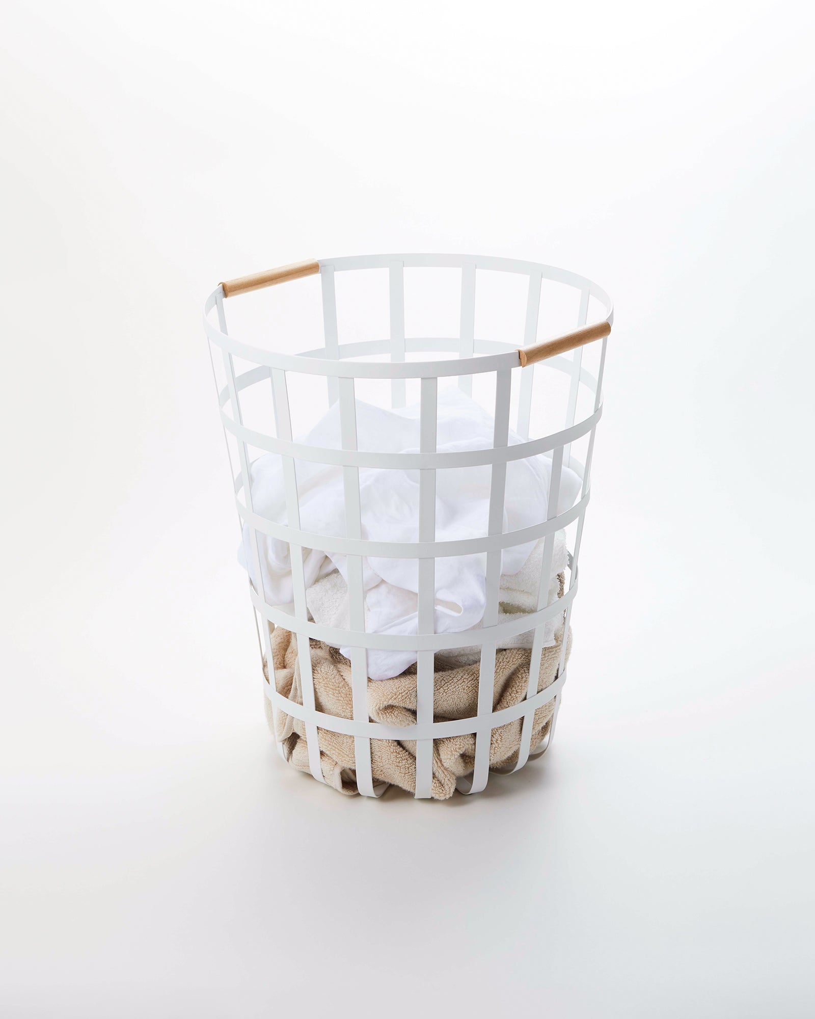 Wire Basket (18 H) - Steel + Wood
