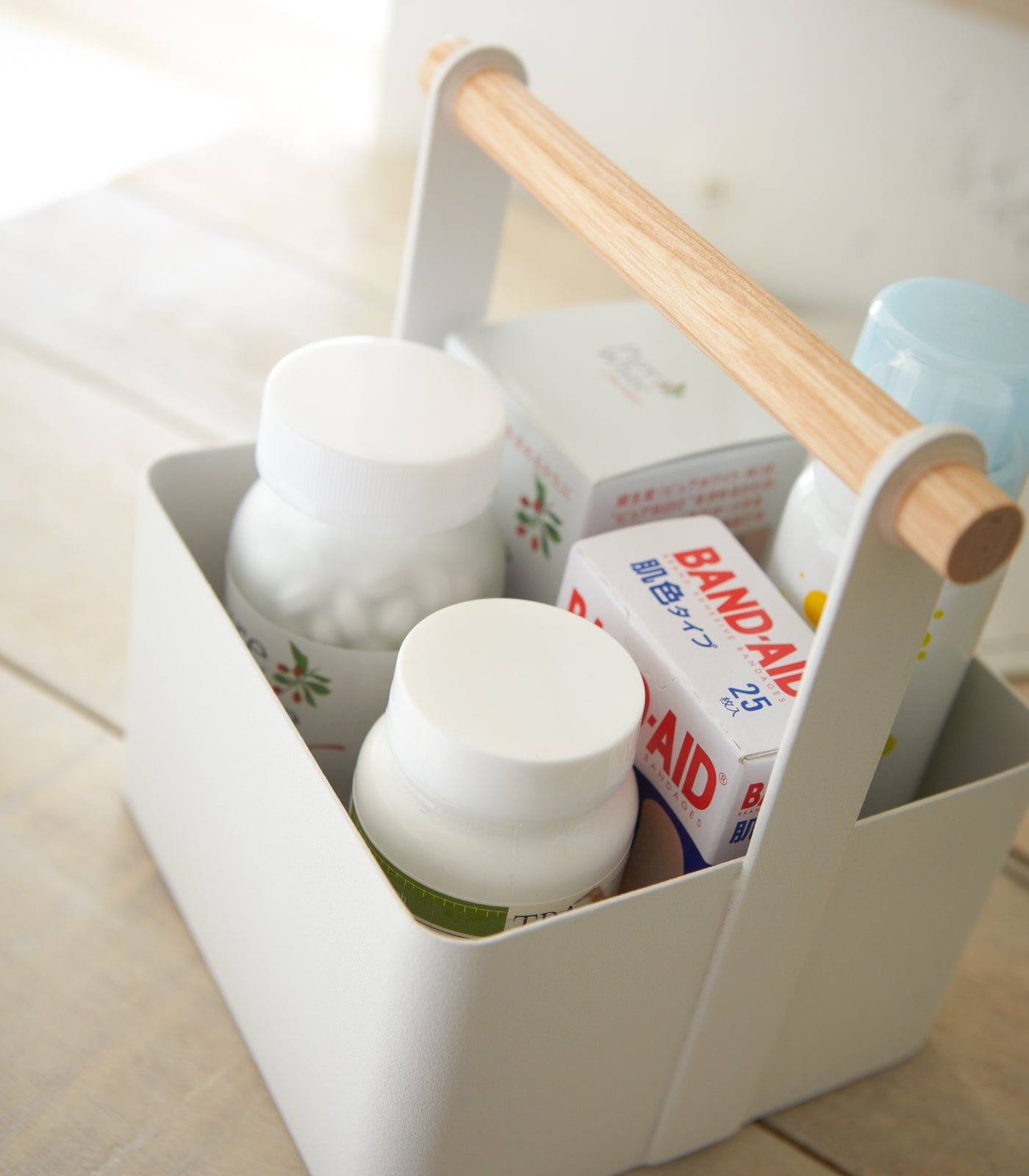 Storage Caddy - Small - Steel + Wood - Image 4