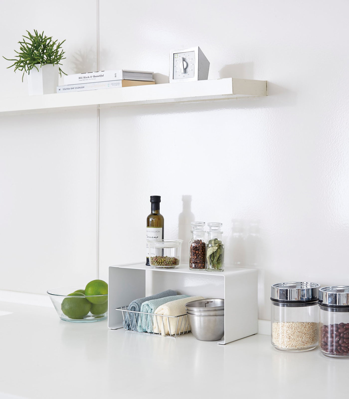 Stackable Countertop Shelf - Two Sizes - Steel - Image 2