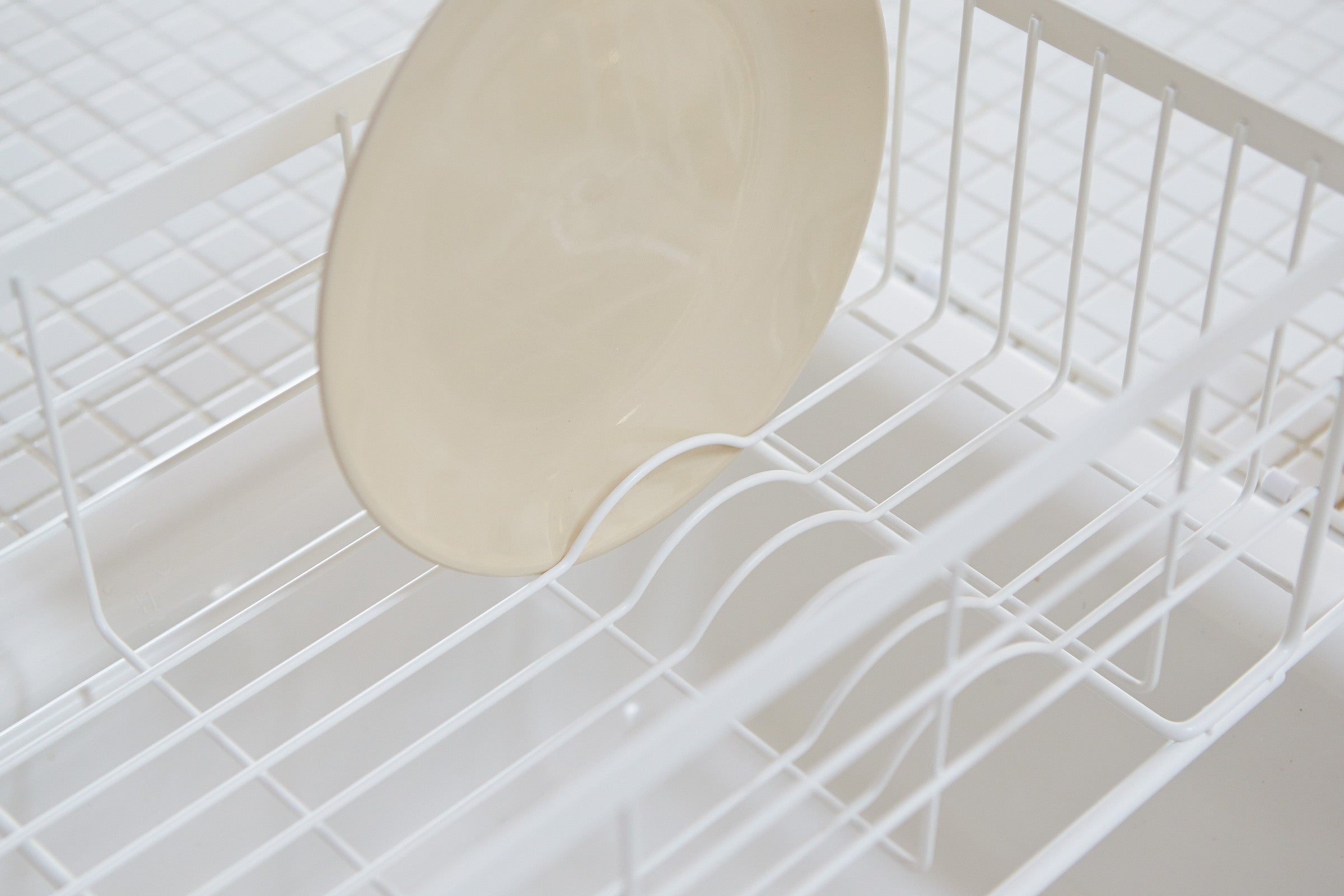 Over-the-Sink Dish Rack - Steel + Wood - Image 6