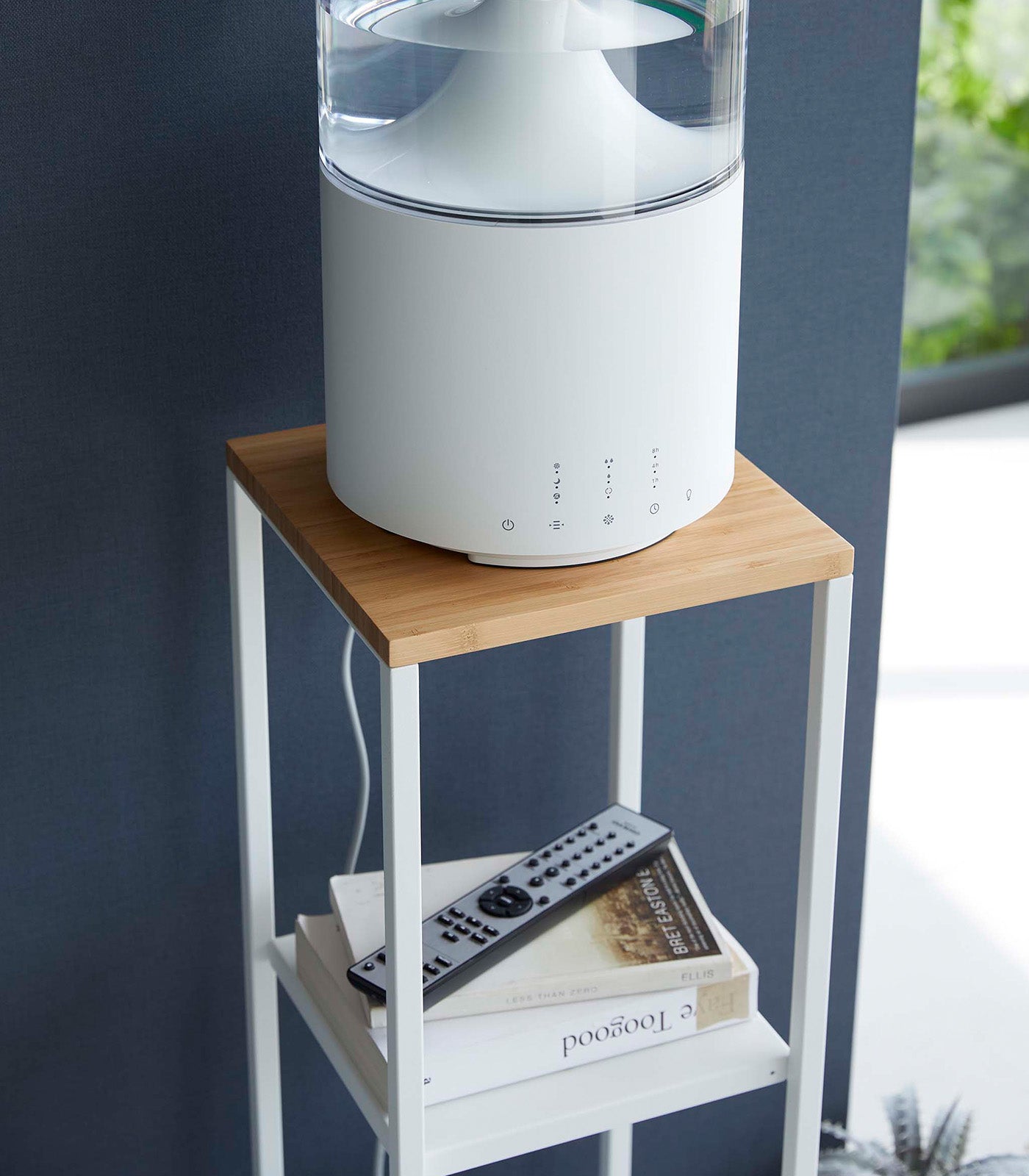 Two-Tier Display & Storage Shelf (31.5 H) - Steel + Wood - Image 5