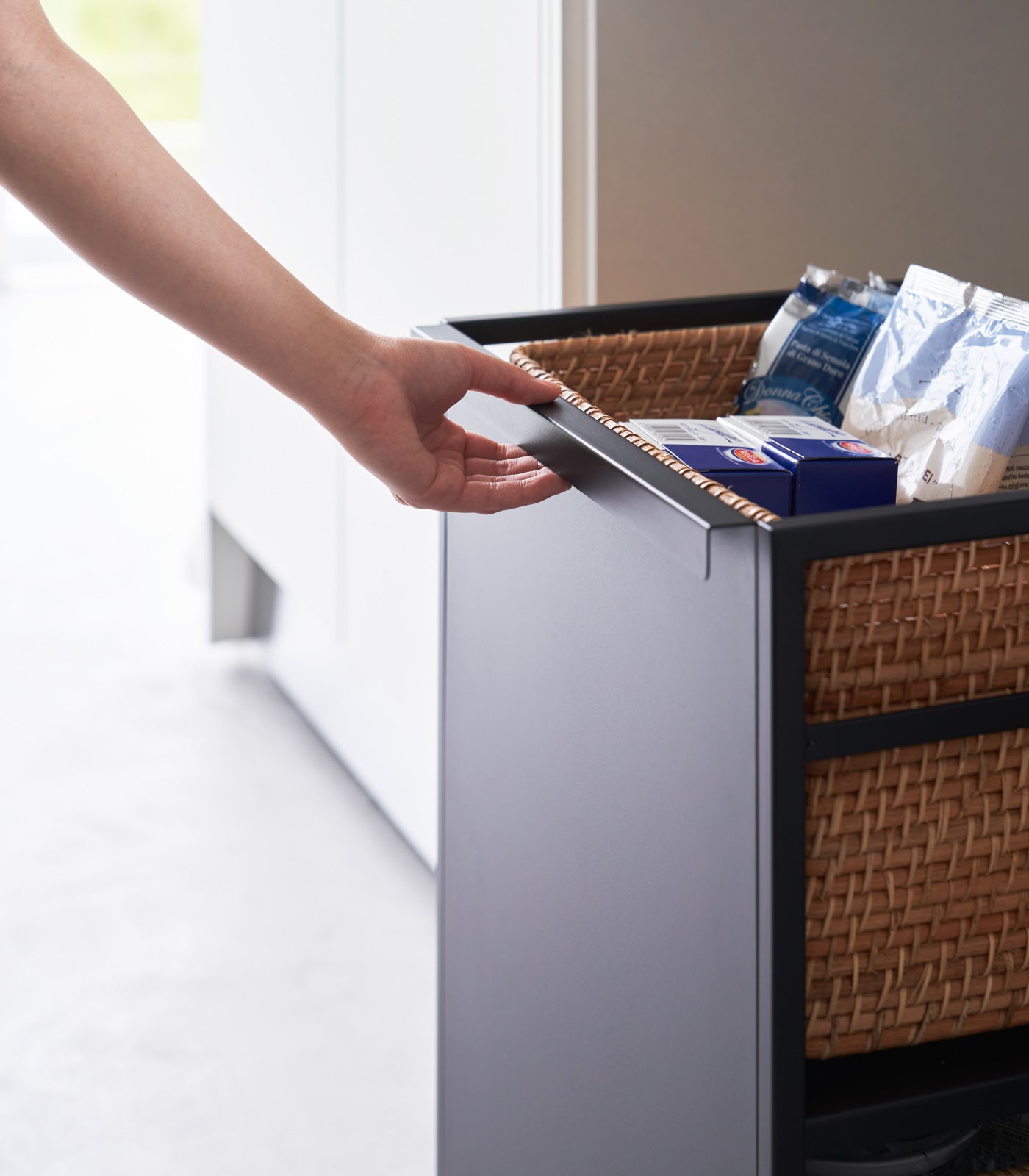 Two-Tier Hideaway Storage Cart (24 H) - Steel - Image 16