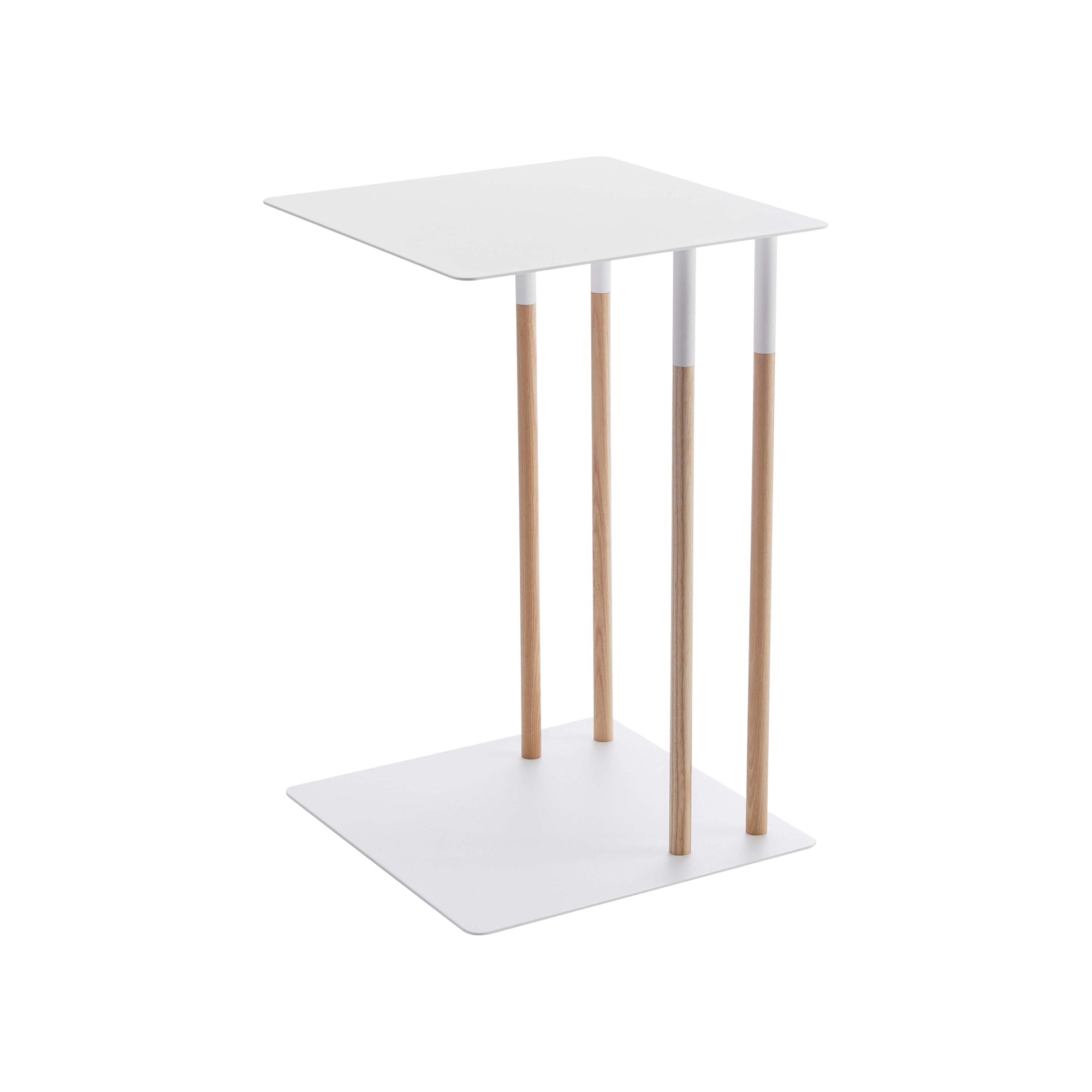C Side Table (22 H) - Steel + Wood - Image 5
