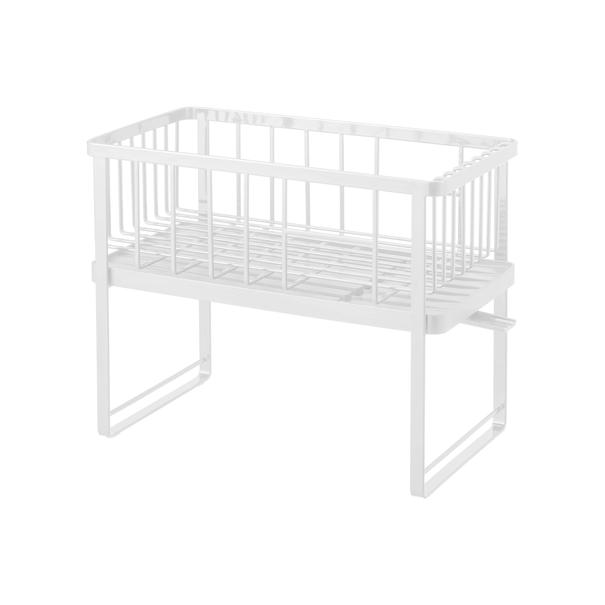 Two-Tier Wire Dish Rack - Steel - Image 9