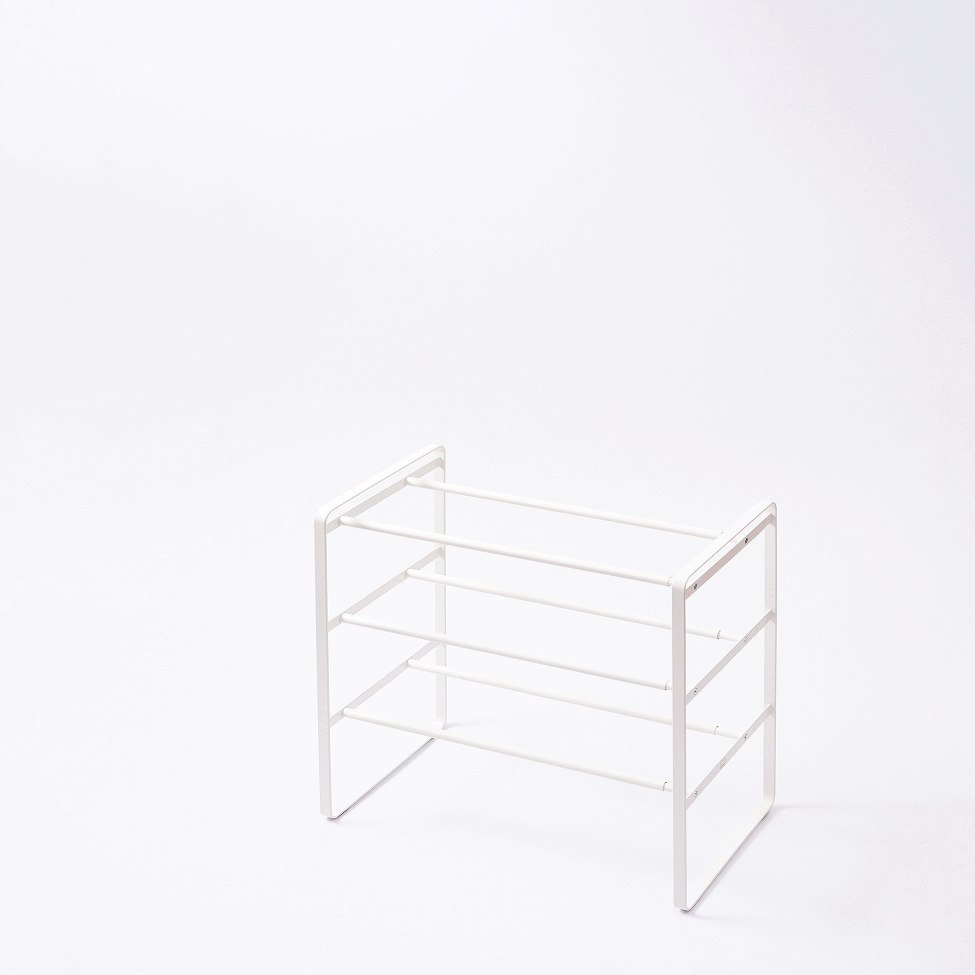 Three-Tier Expandable Shoe Rack (18 H) - Steel - Image 2