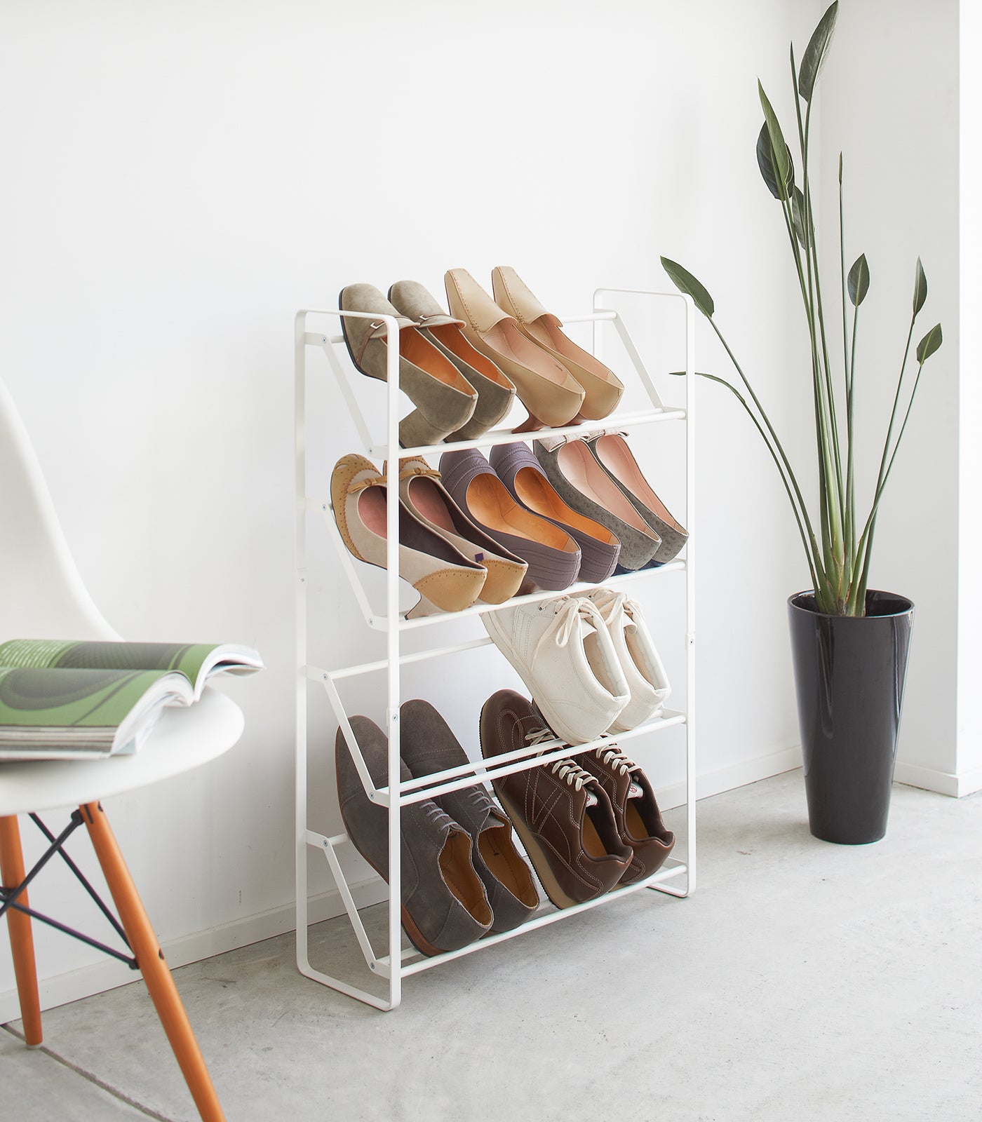 Slim Shoe Rack (31 H) - Steel