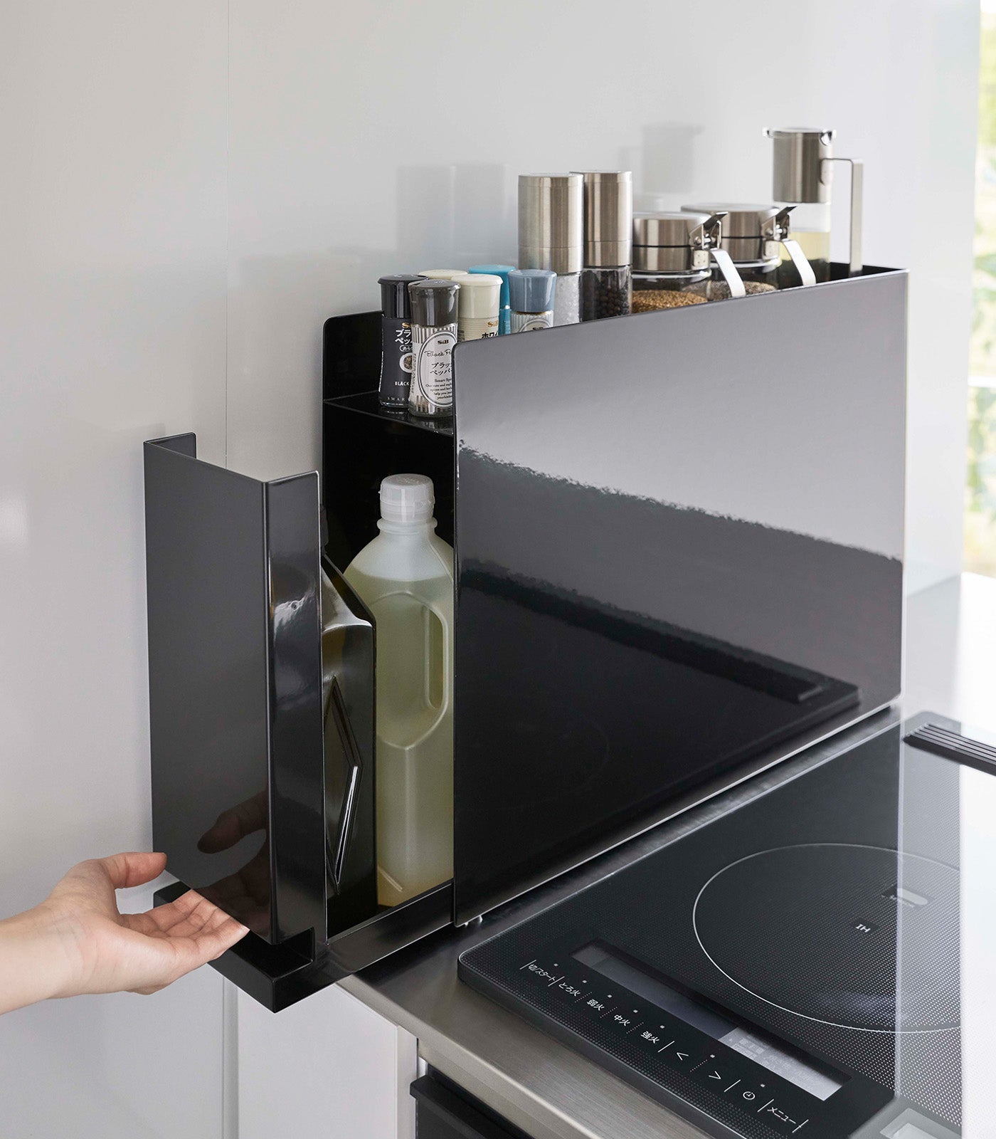 Sliding Drawer Seasoning Rack - Steel - Image 13