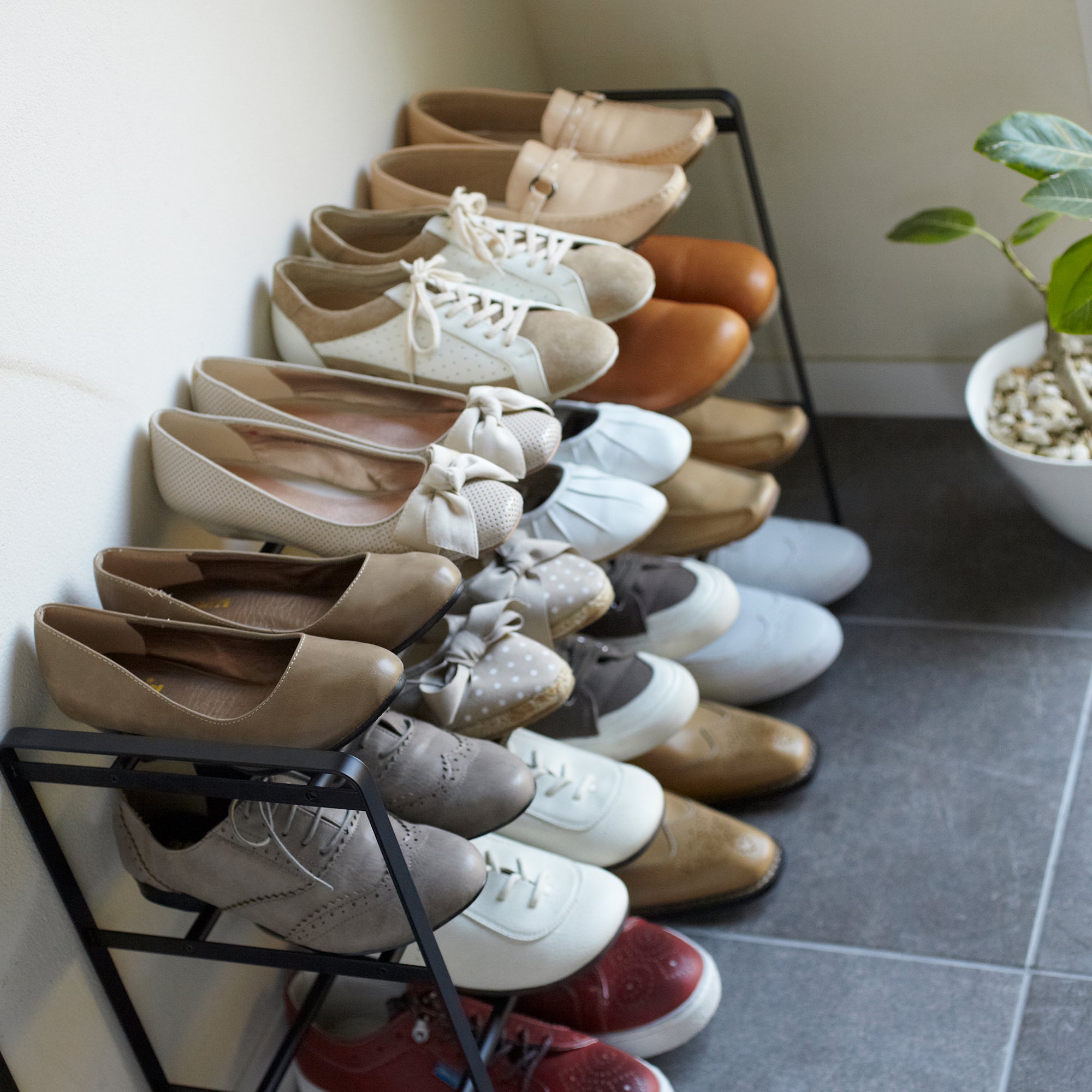 Three-Tier Expandable Shoe Rack (18 H) - Steel - Image 10
