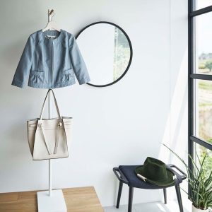Coat Rack (63.98 H) - Steel + Wood