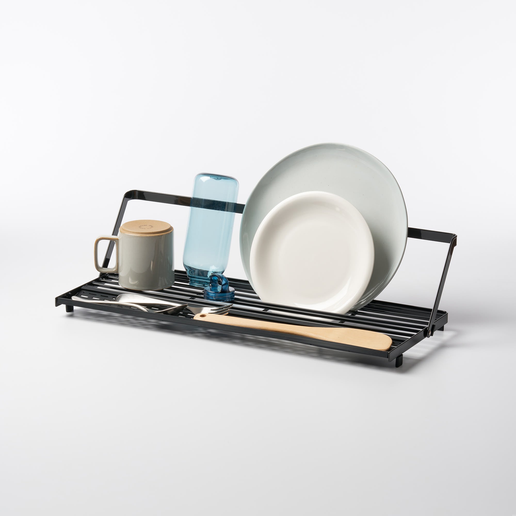 Slim Over-the-Sink Dish Drying Rack - Steel - Image 10