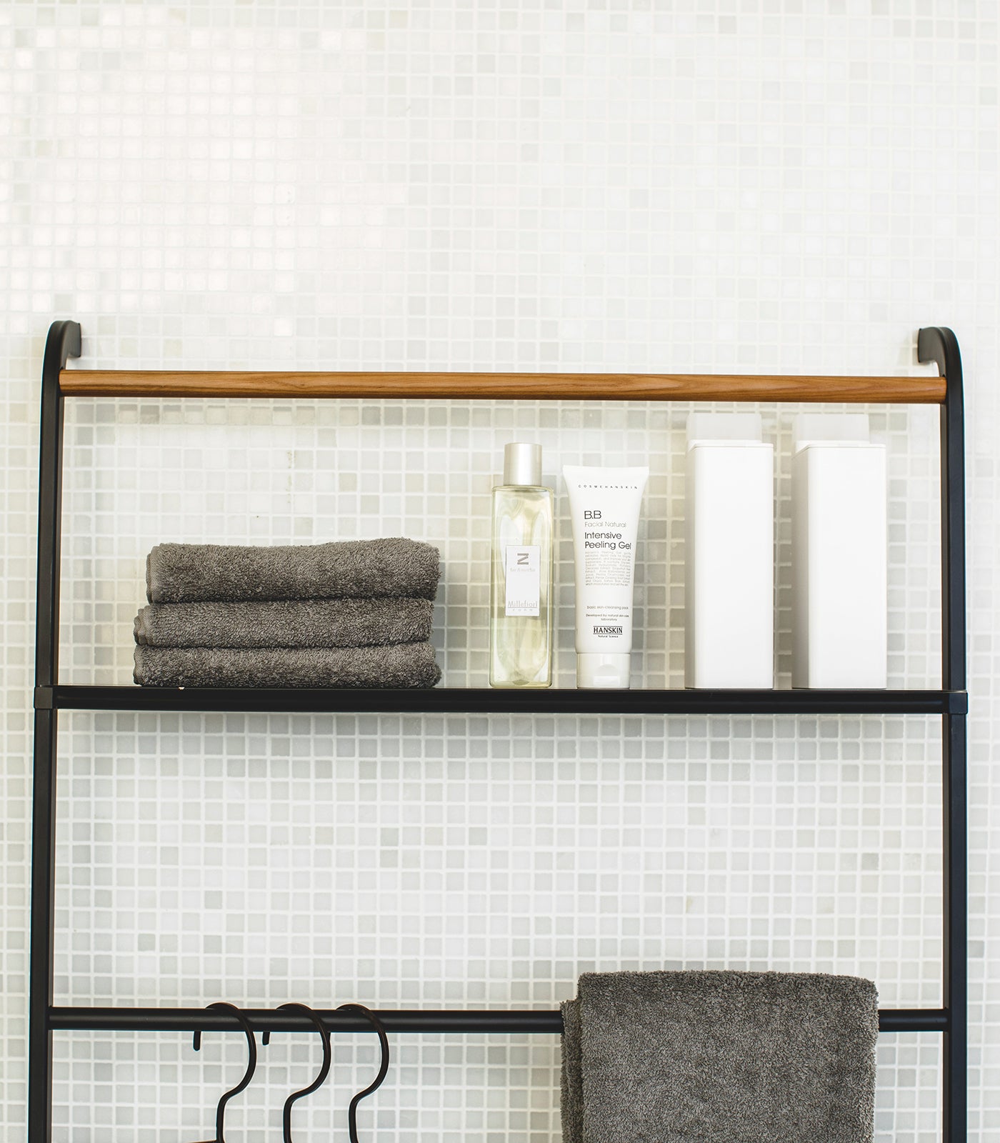 Leaning Storage Ladder With Shelf (63 H) - Steel - Image 15