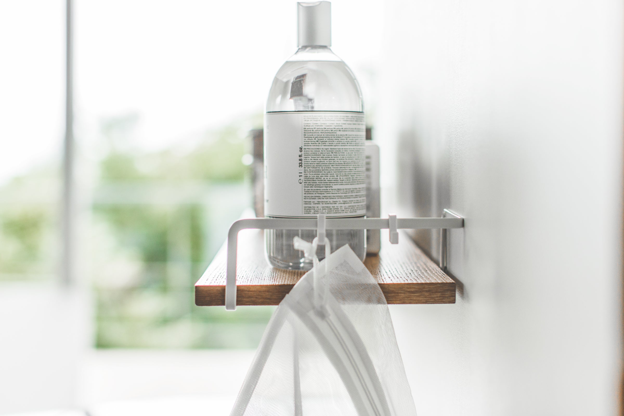 Wall-Mounted Shelf (3 H) - Wood - Image 2