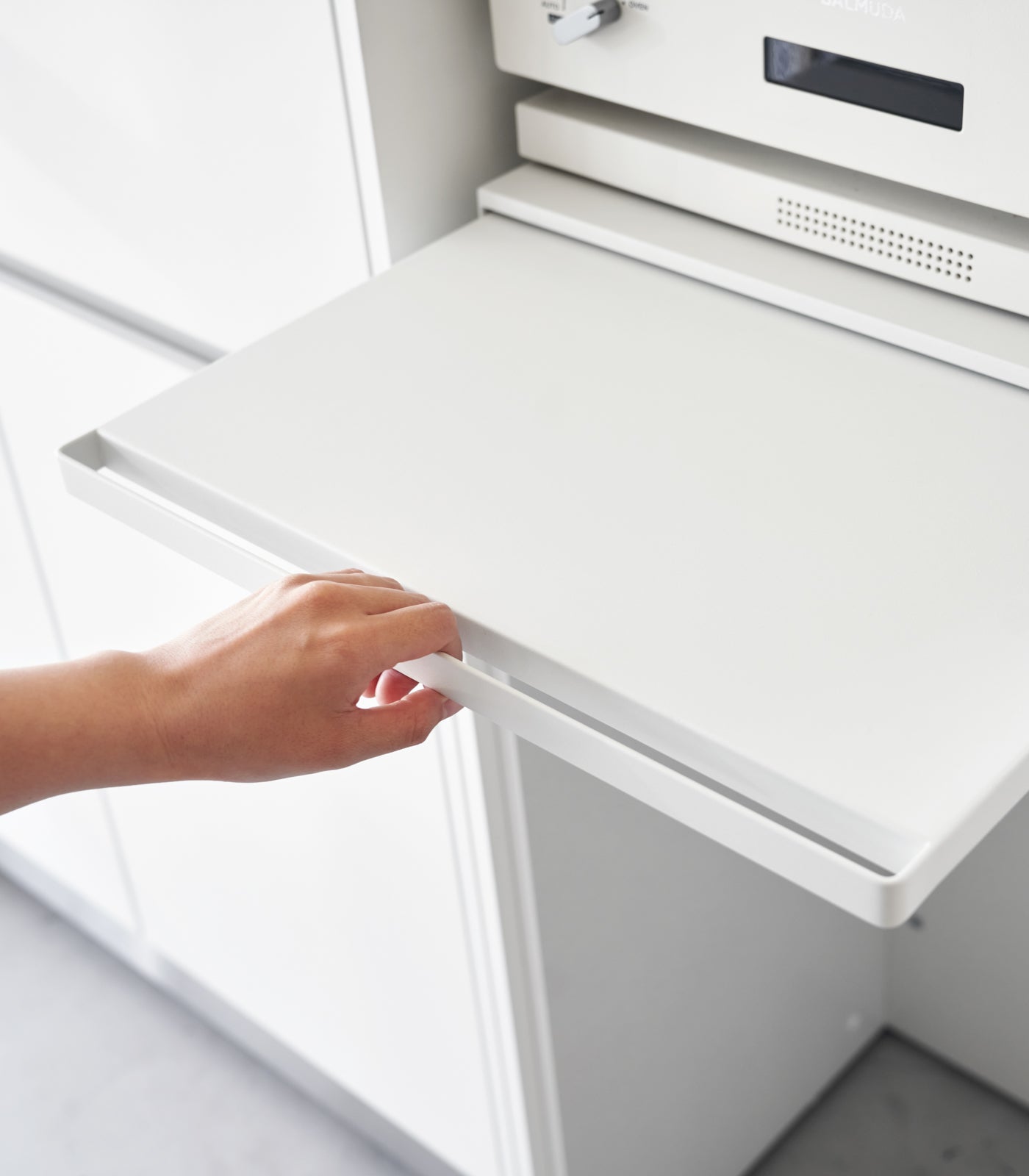 Countertop Drawer with Pull-Out Shelf - Steel - Image 6