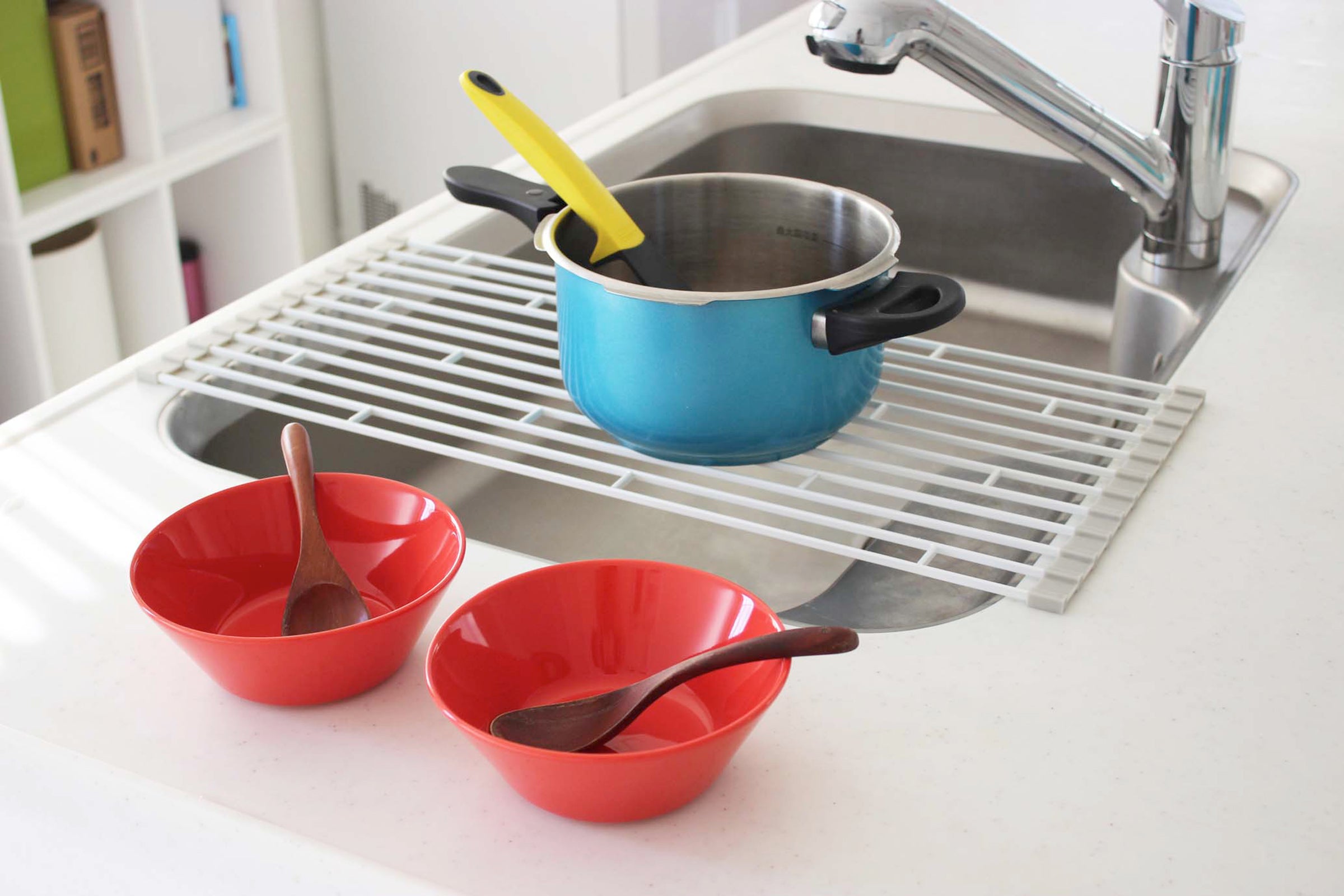 Over-the-Sink Dish Drainer - Steel - Image 5